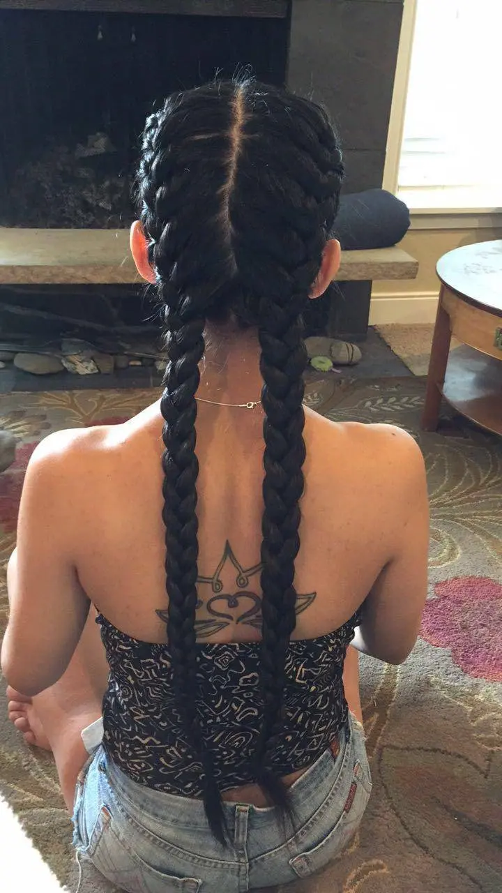 French braids😻