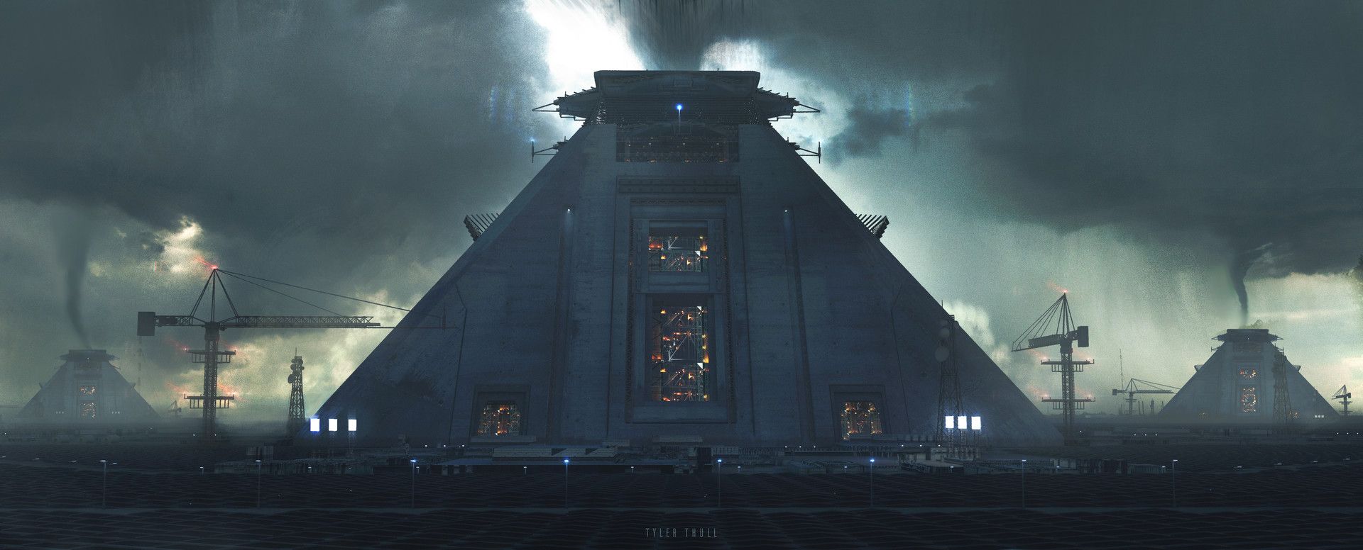 Future Pyramids by Tyler Thull | Scrolller