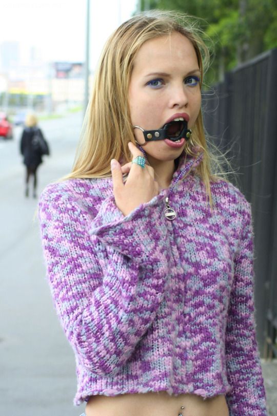 Gagged Outdoors Scrolller 2493