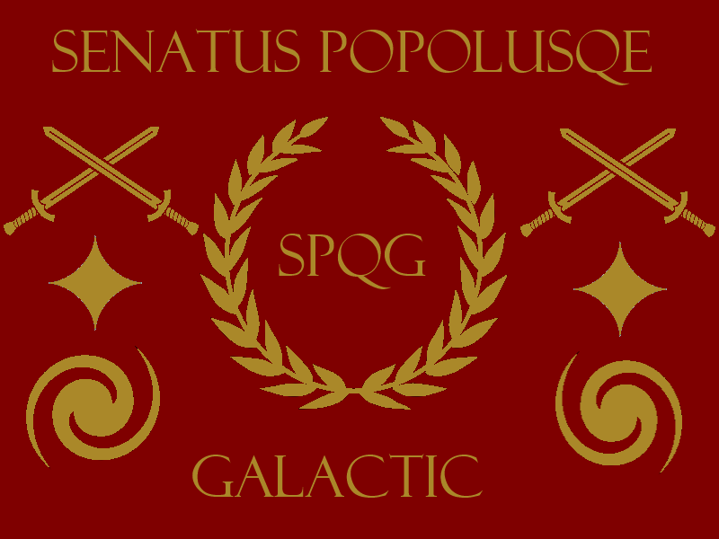 Galactic Rome Flag Galactic Roman Empire Flag (joke) | Scrolller