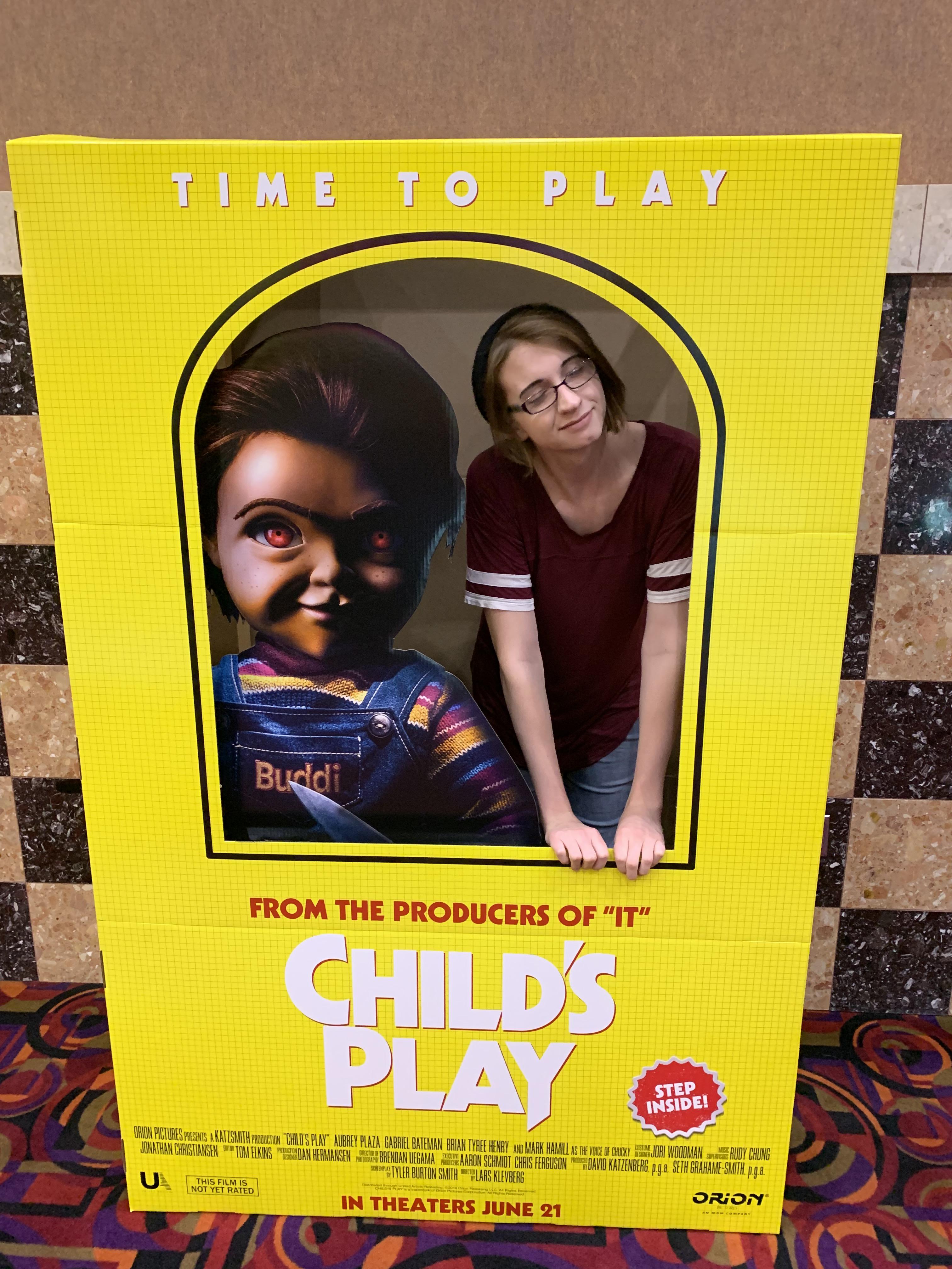 Got a pic with the Buddi doll and box cutout at my local theater ! I’m ...