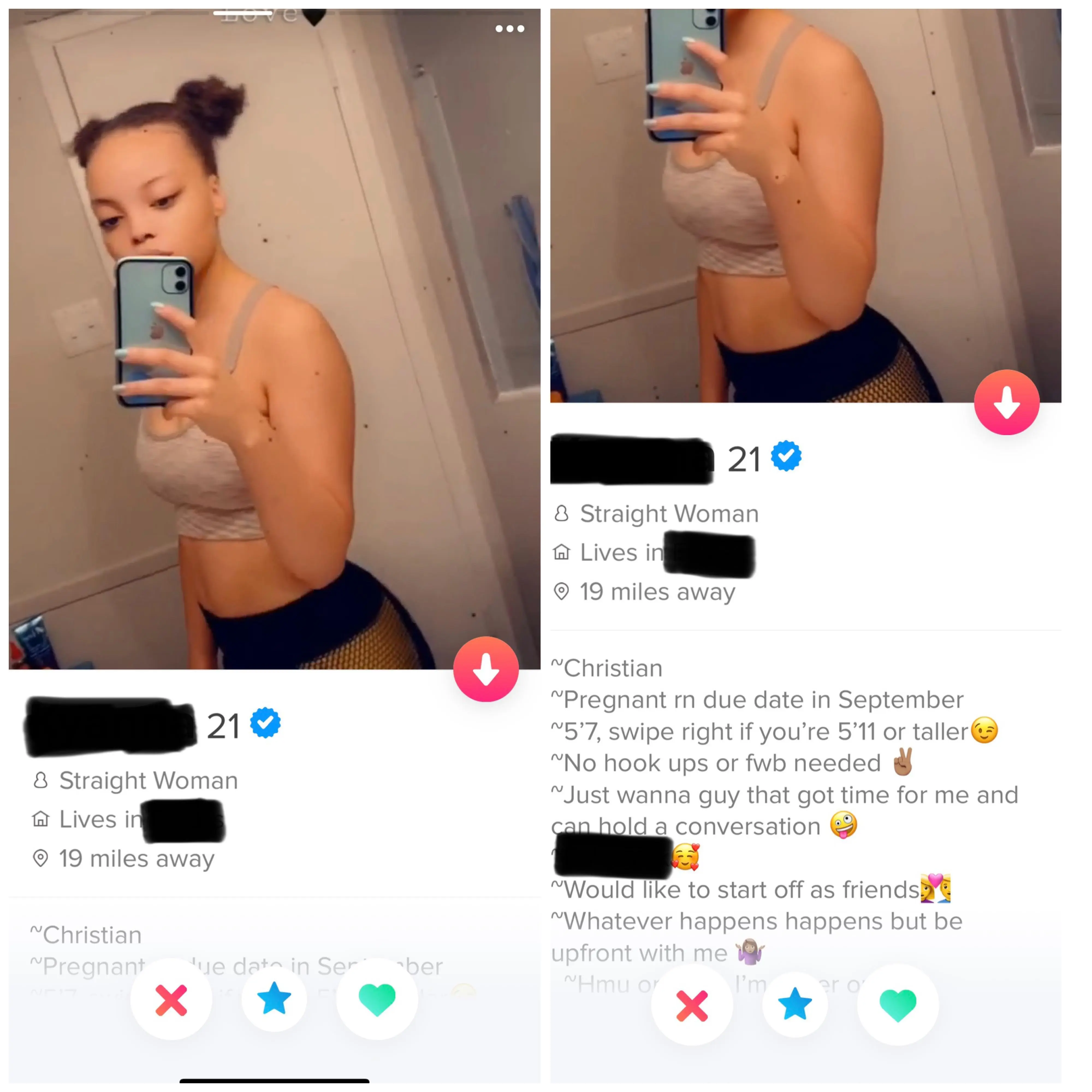 Half naked Christian pregnant girl is not looking for hookups. Must be 5’ 11” to start off as friends.