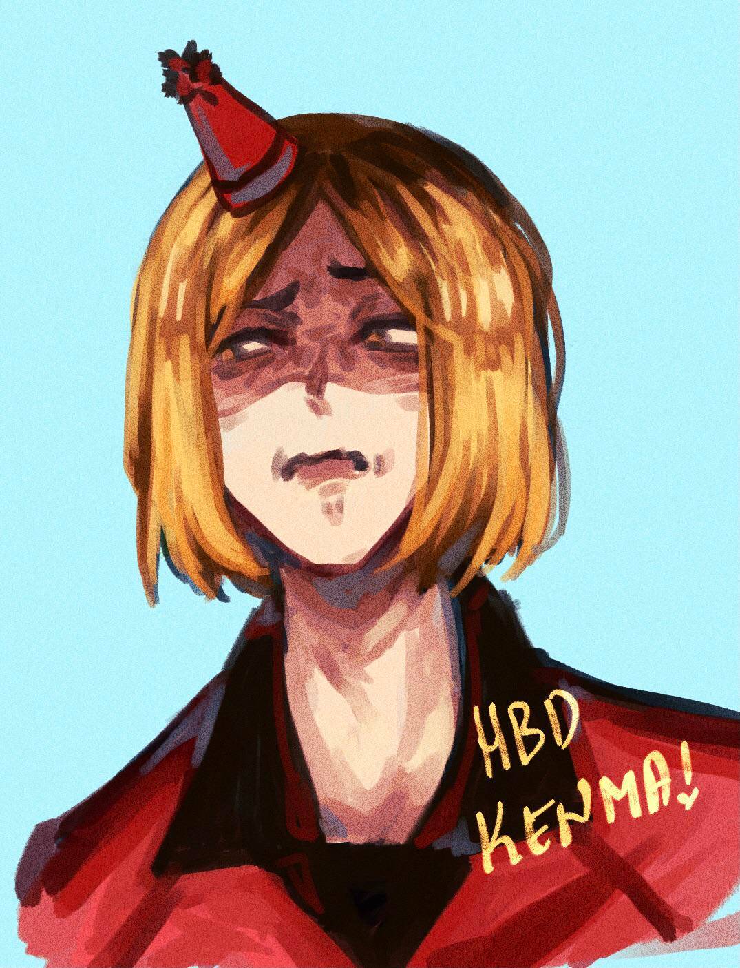 Happy belated birthday Kenma! Fanart! Posted this earlier on my ig. Oop ...