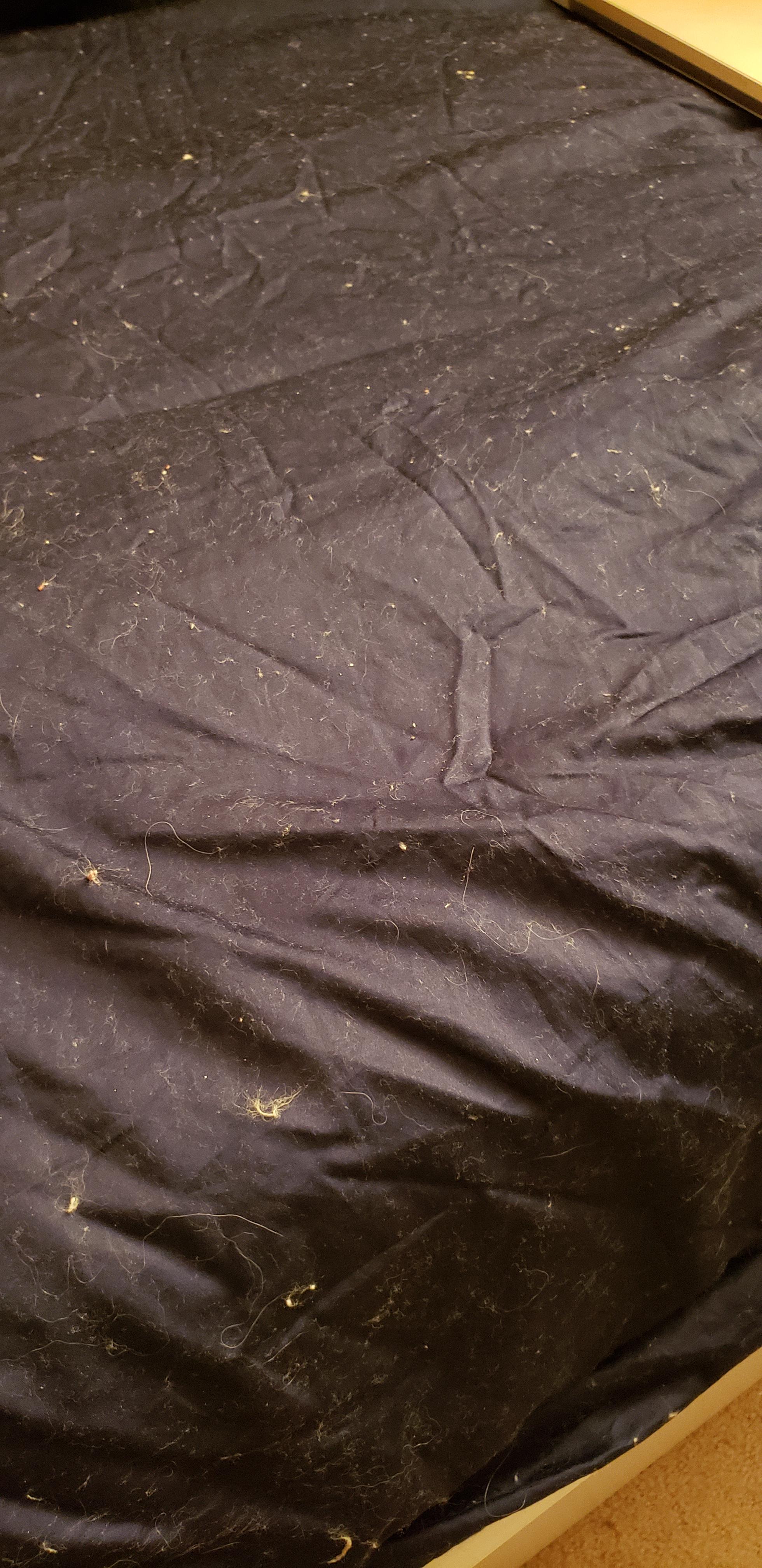 Help! My IKEA duvet cover attracts so much lint and hair, how can I fix