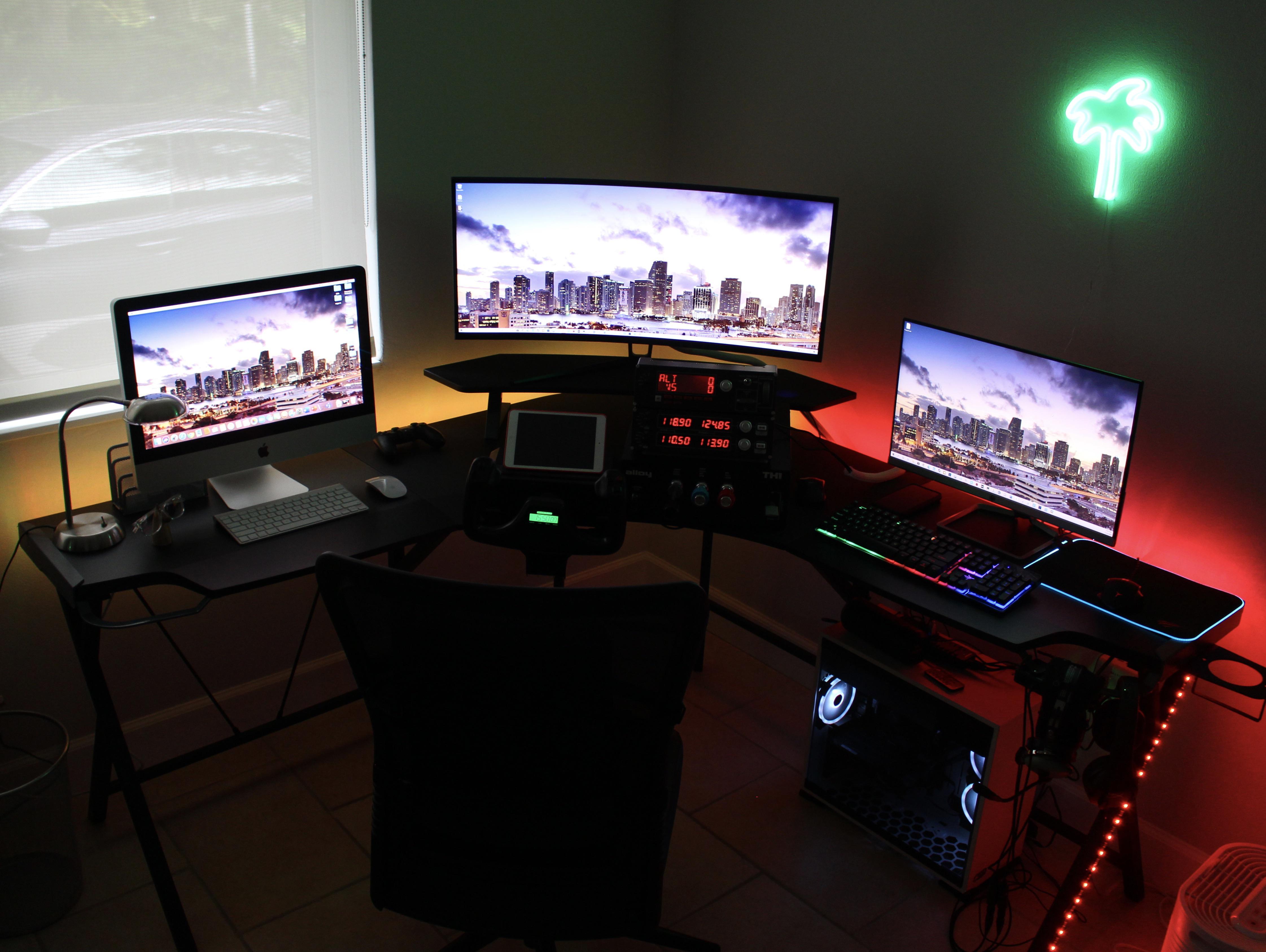 Here’s my flight sim and cod setup! | Scrolller