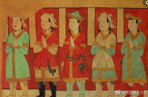 Here's a painting of Uyghurs during the Tang dynasty, when they were ...