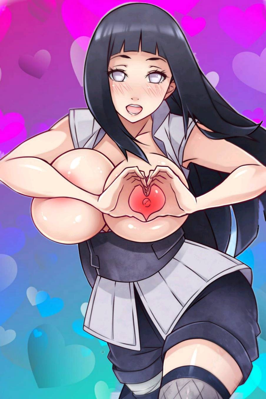 Hentai hinata big tits фото 100