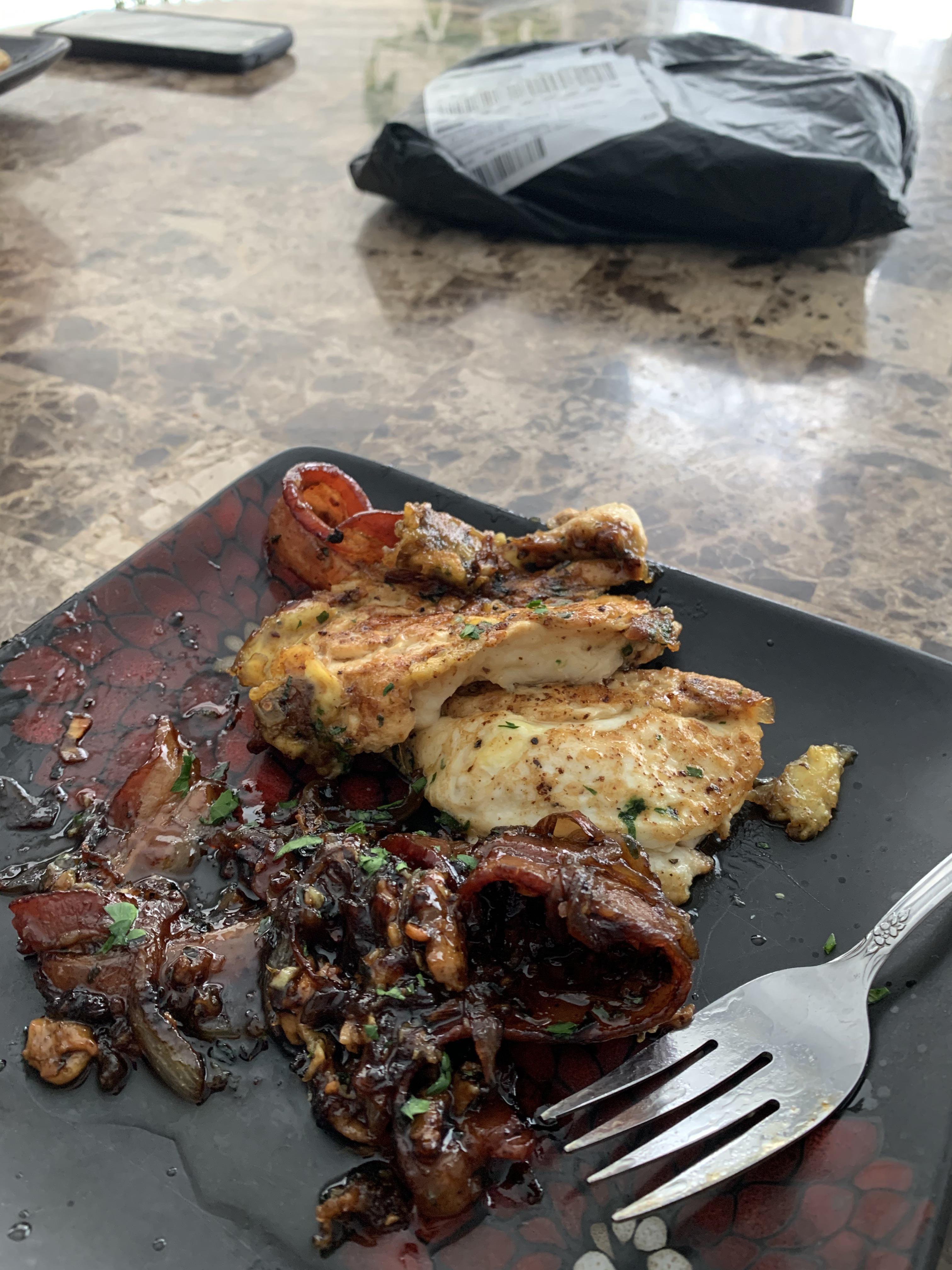 honey garlic eggs and bacon Scrolller