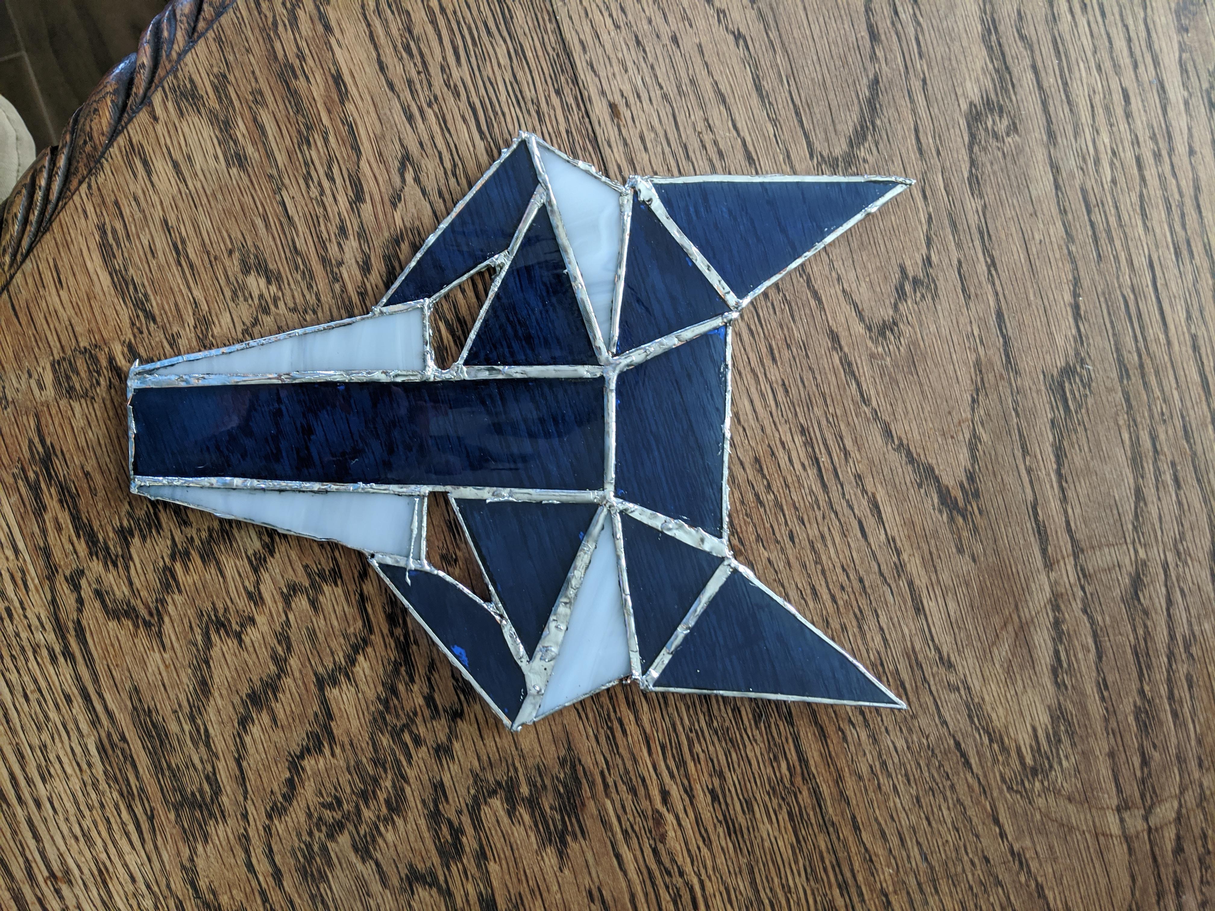 Stained Mars House Mars themed stained glass for practice | Scrolller