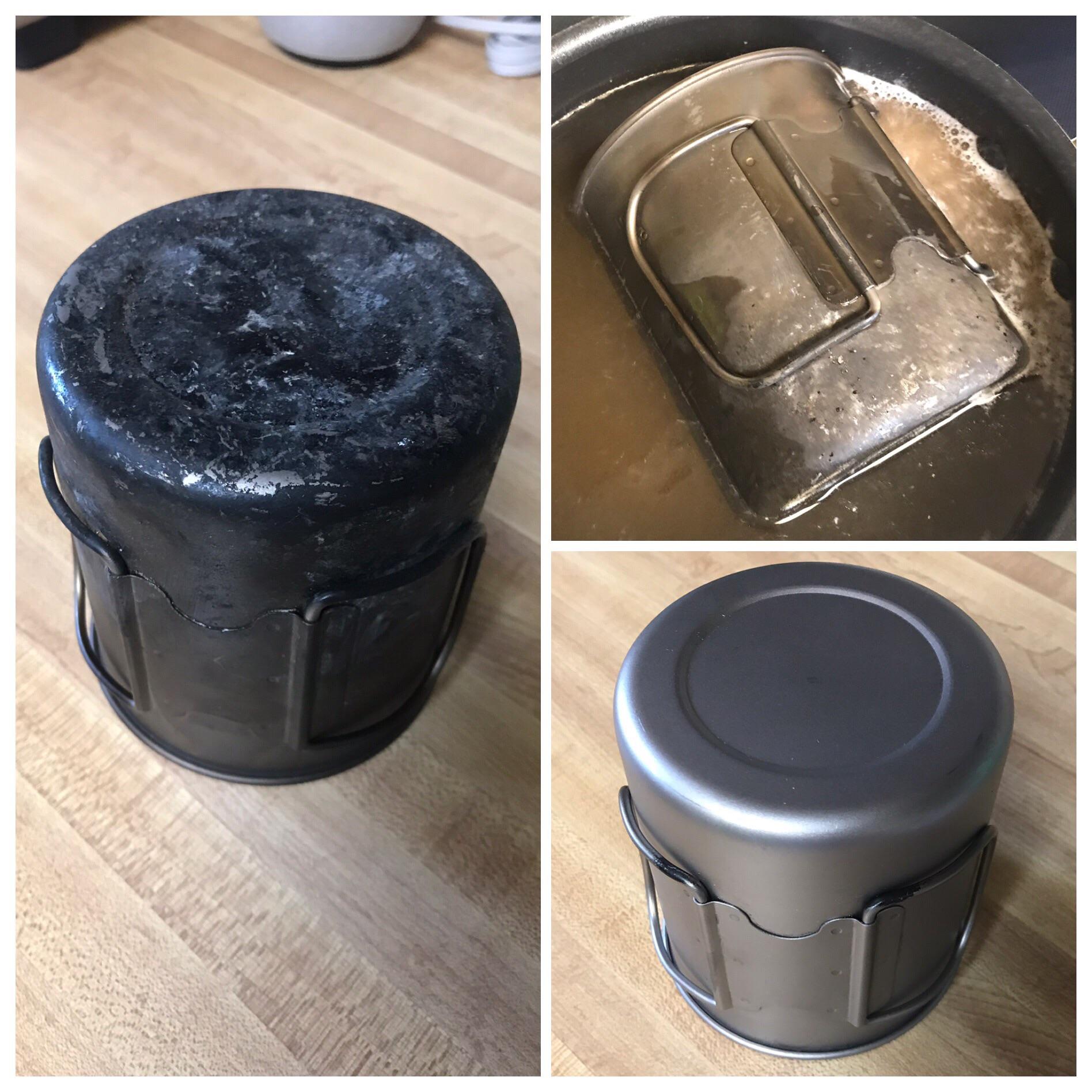 How to clean titanium: boiling water and a dishwasher tab | Scrolller