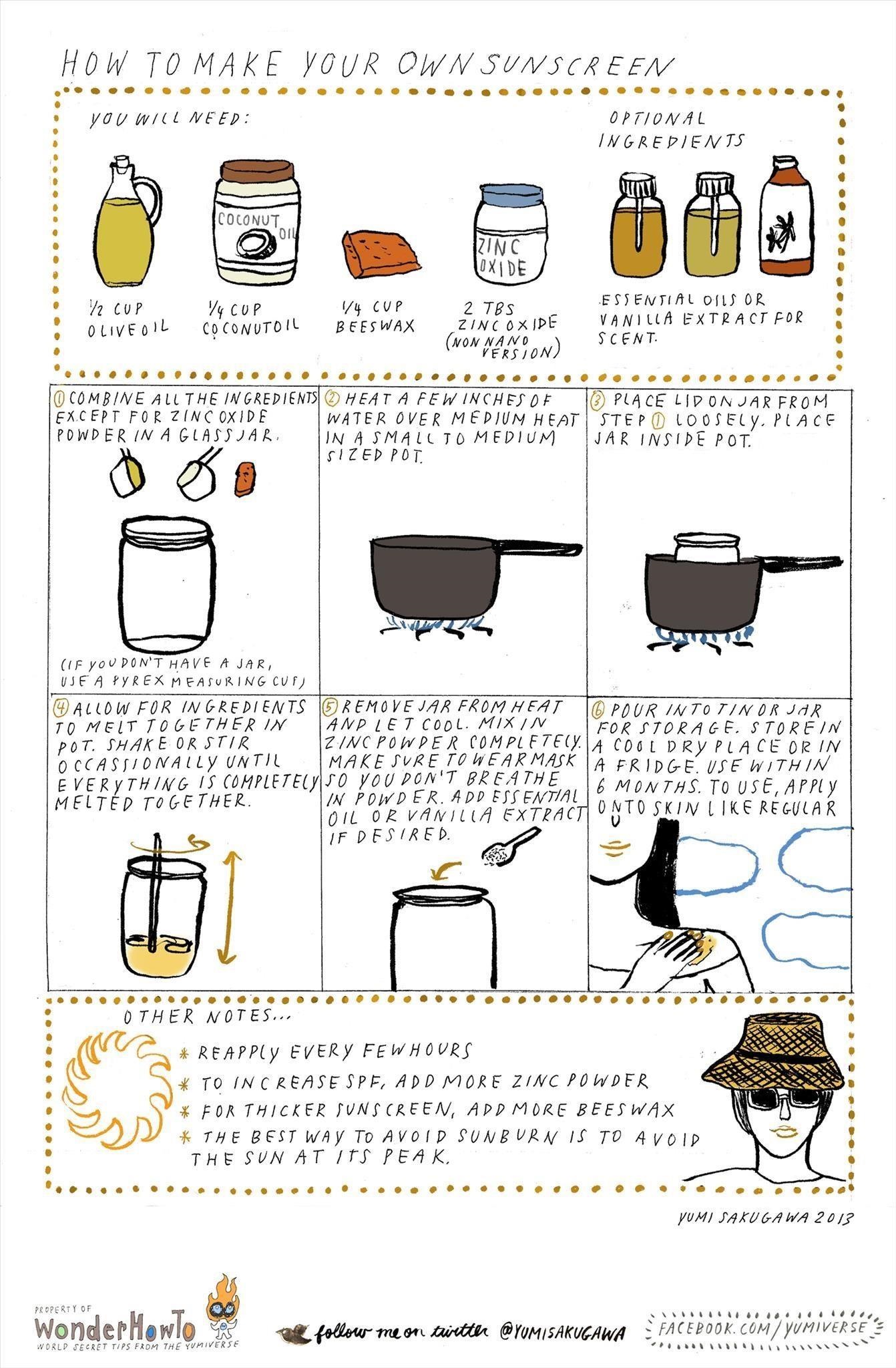 How to make your own sunscreen! | Scrolller