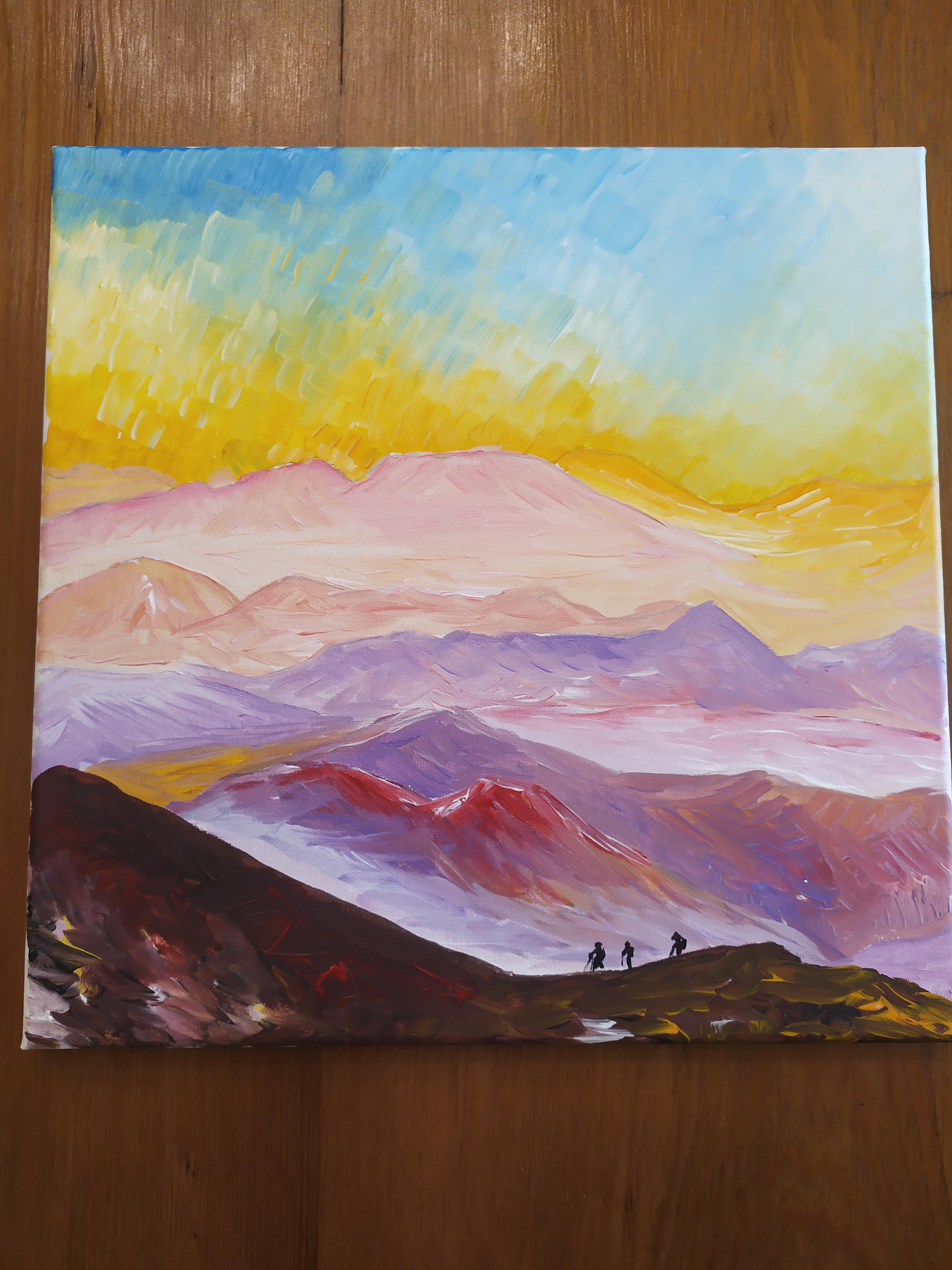 How To Paint Mountain Easy For Beginners Acrylic Painting The
