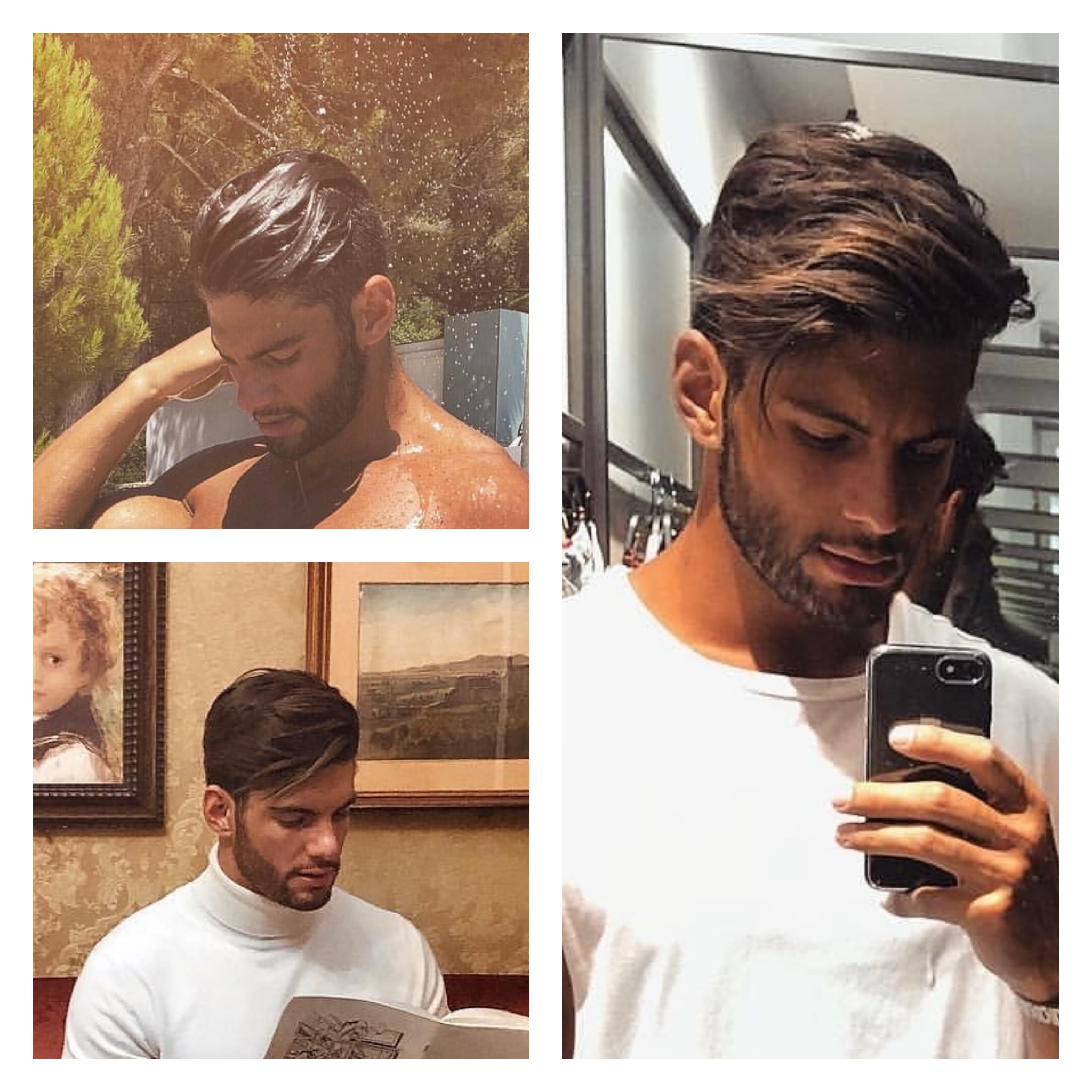 How to style and what to ask for a haircut like this? Scrolller
