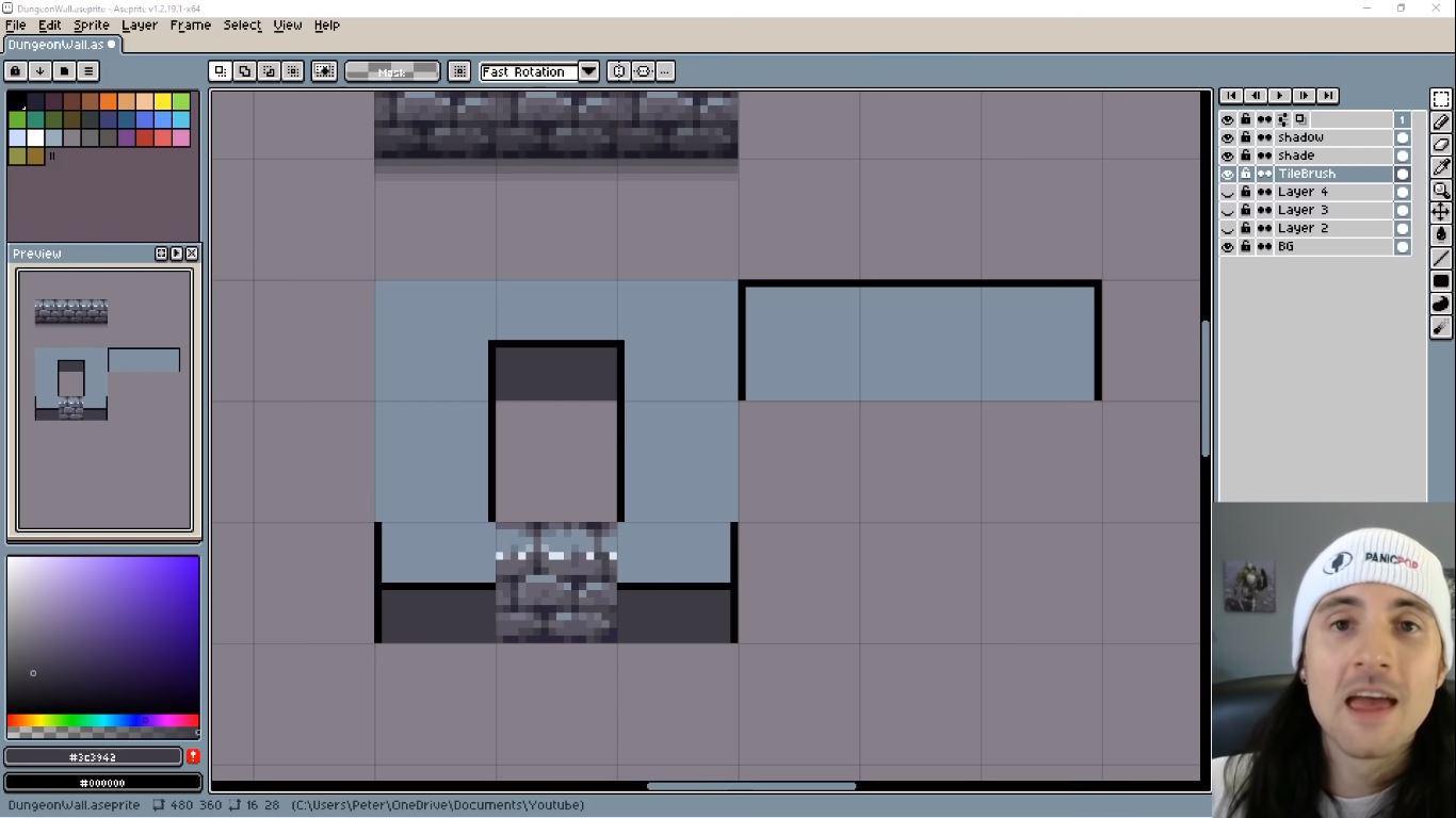 I am new to aseprite. How can we assemble the layers in the right side ...
