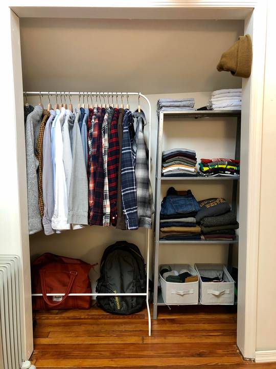 I’m real proud of my closet.