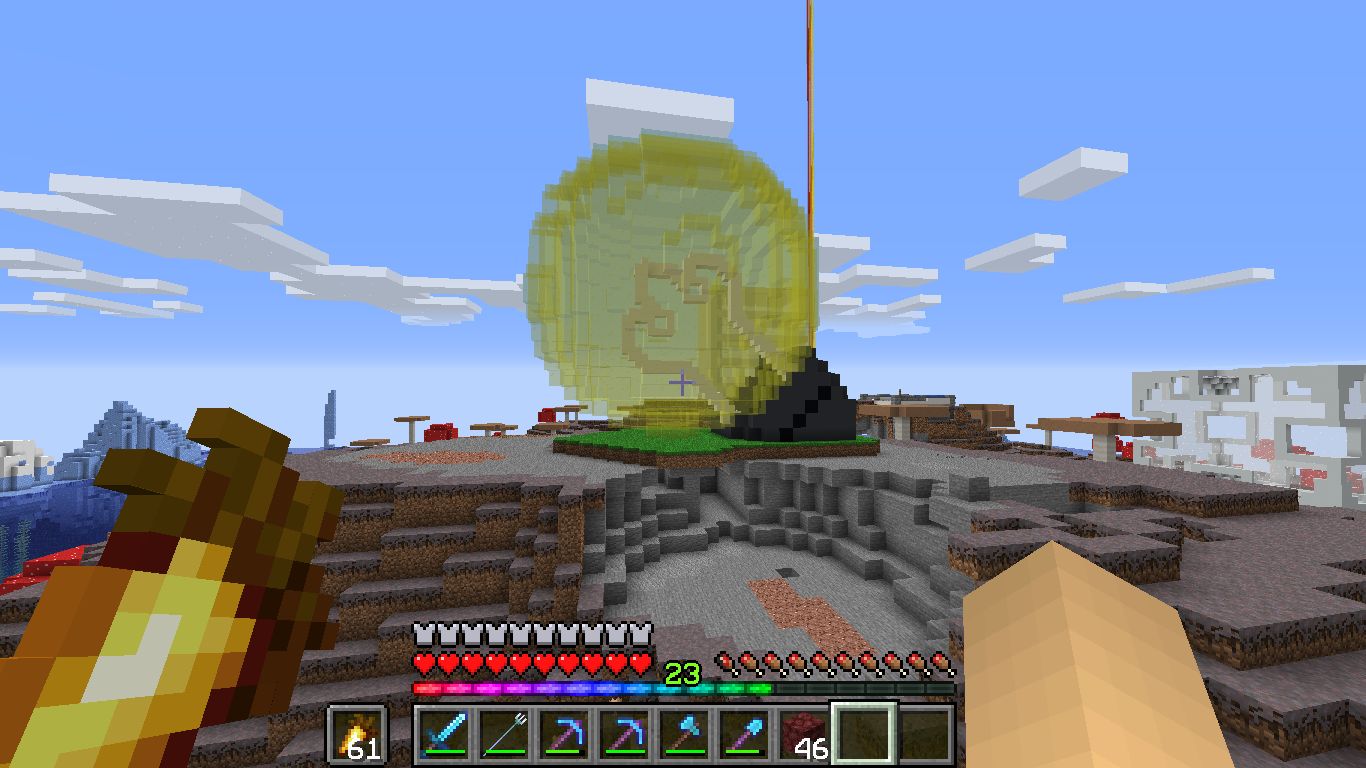Minecraft Mini Sun I made a giant sun in survival Minecraft | Scrolller