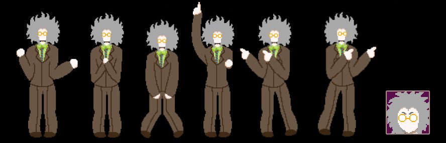 I made mishima memory dance sprites + a prize exchange icon for him!! I ...