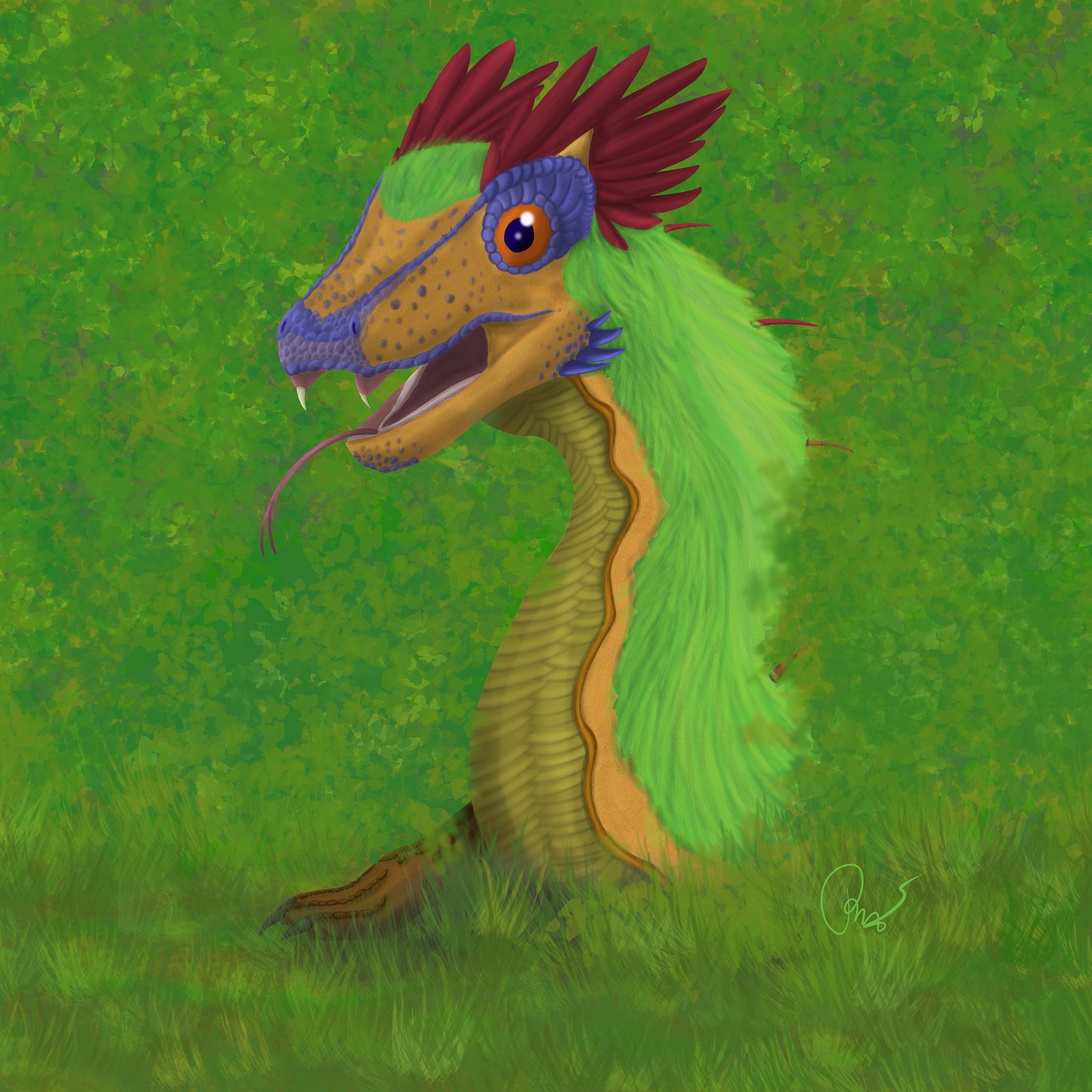 I made this fluffy dragon - snake | Scrolller