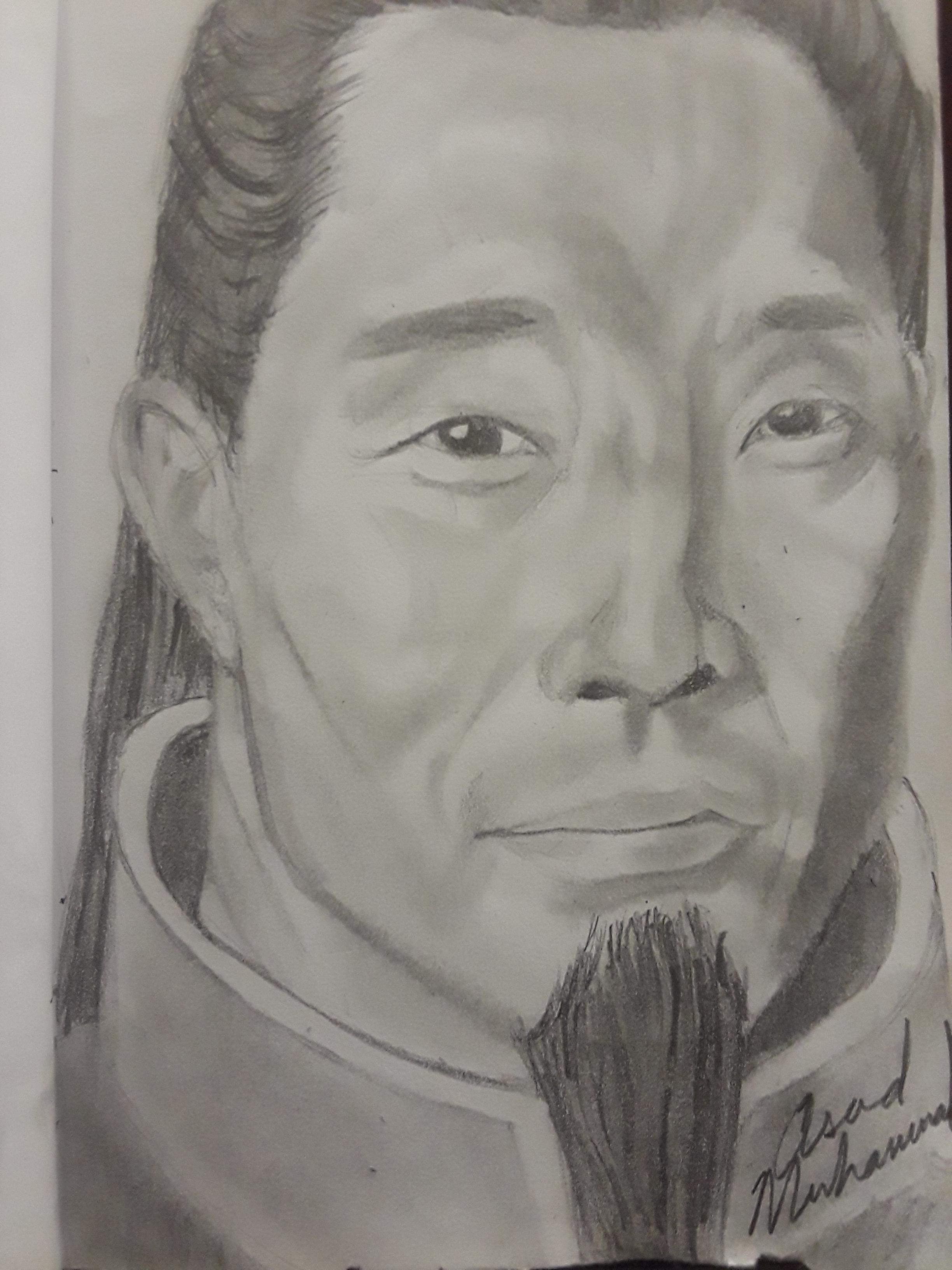 I sketched actor Daniel Dae Kim as Fire Lord Ozai | Scrolller