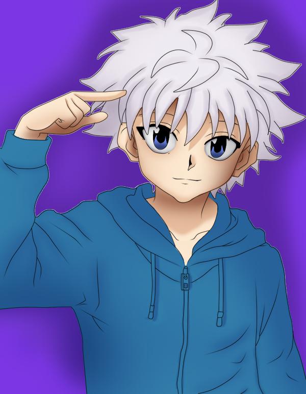 I tried to color Killua. | Scrolller