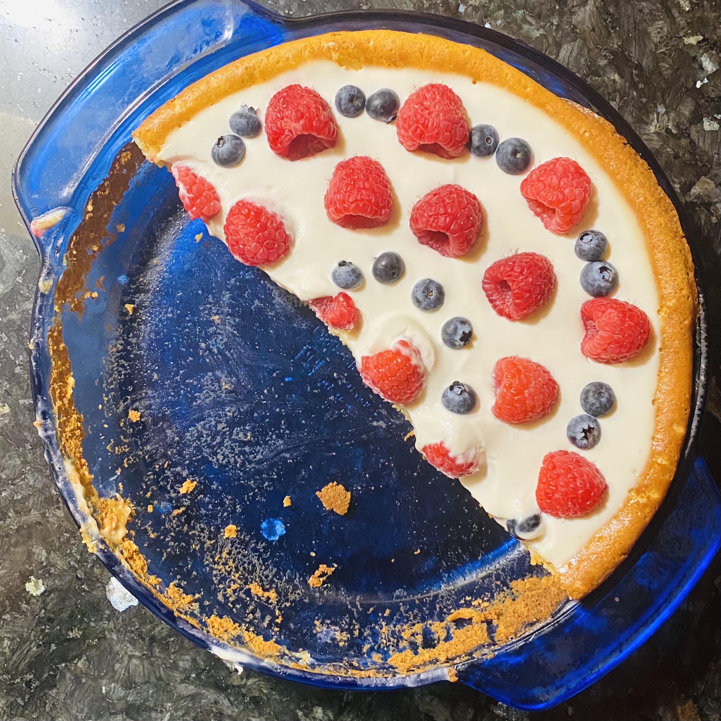 Impossibly Easy Cheesecake from Betty Crocker ( “dont eat it yet I need