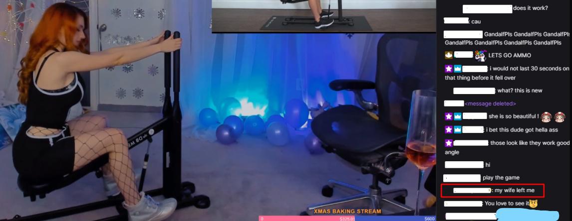 Stramer Chat In a popular streamer's chat | Scrolller