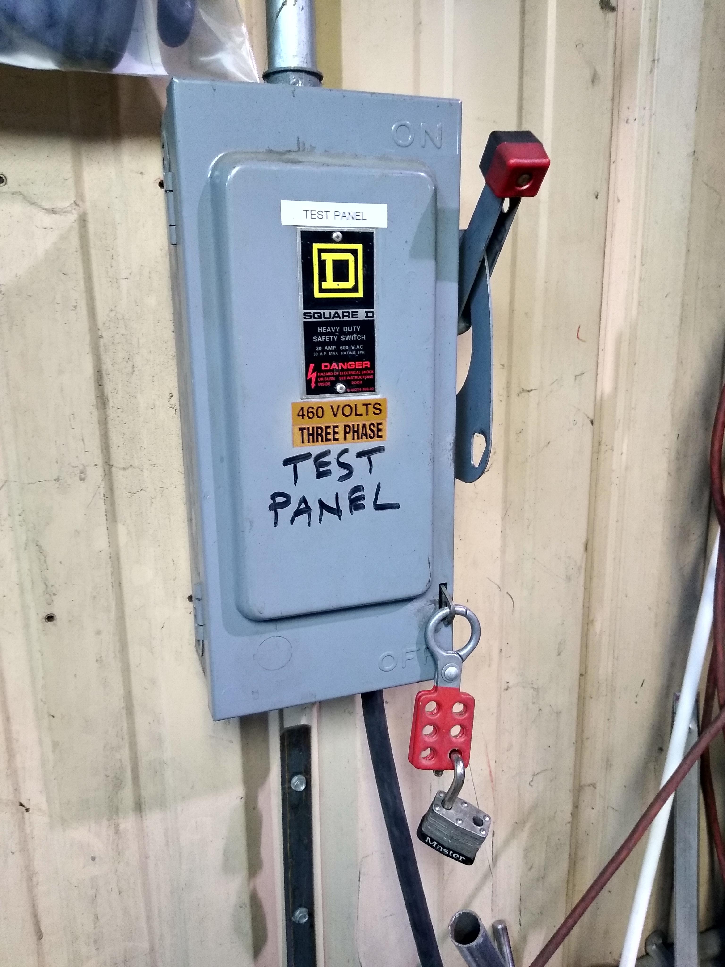 Industrial electrician here. Everyday I lock and tag out this 480V ...