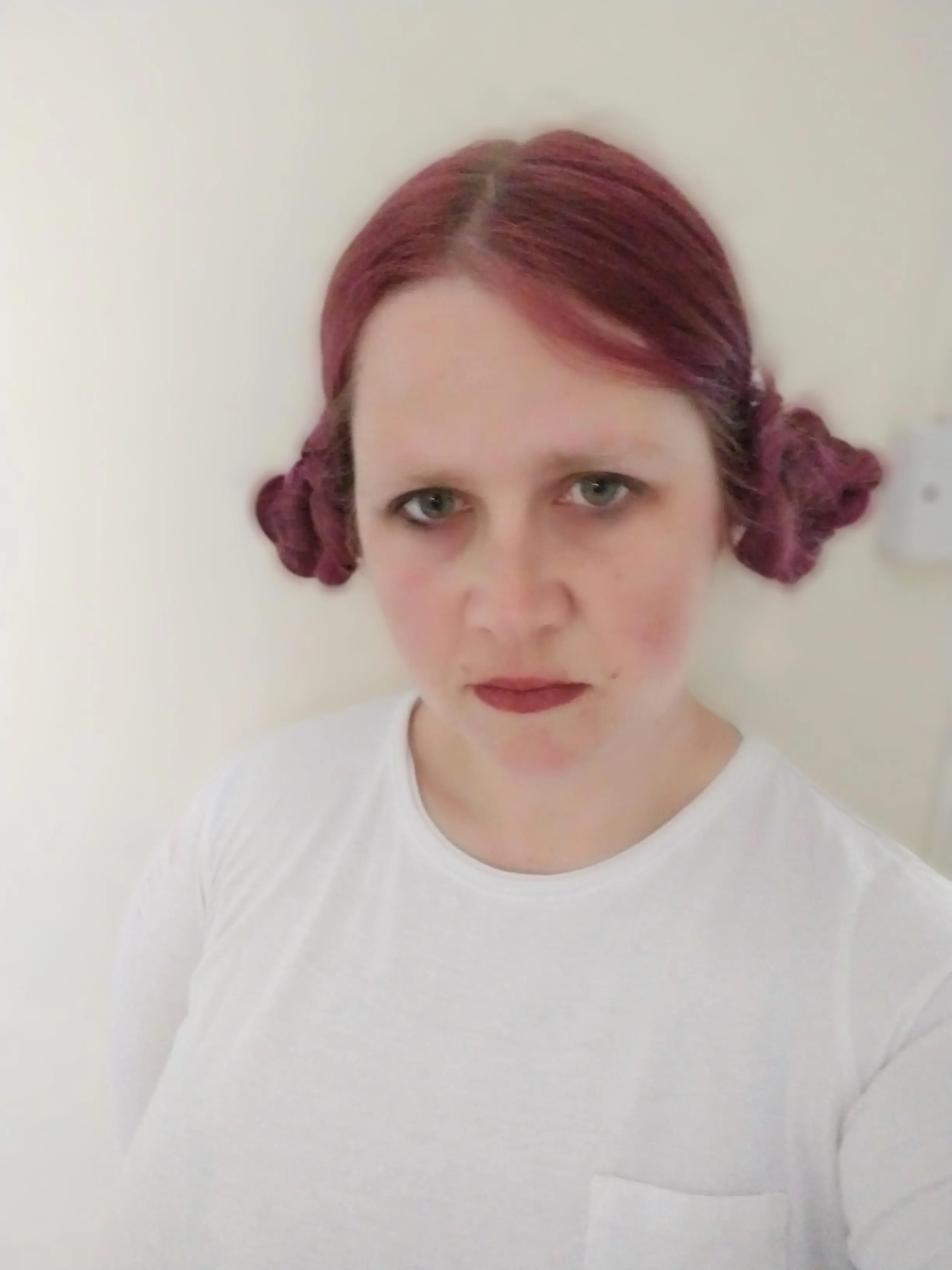 It's Star Wars day so I want all you Star Wars fans to appreciate my princess Leia buns with cash today. May the Fourth be with you.