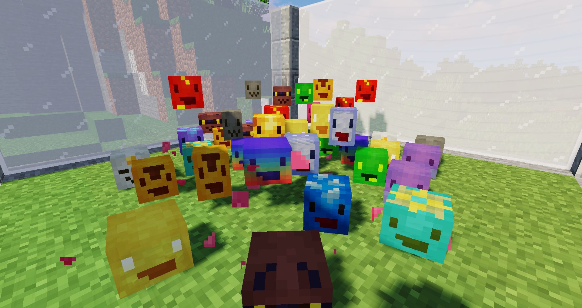 Minecraft Slime Texture File I've finally added all of the slimes to my Slime Rancher Texture Pack ...