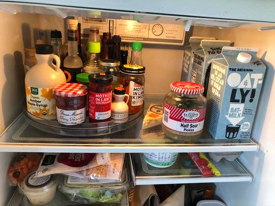 I've just discovered the magic of 'Lazy Susans'...going to put one in my spice cupboard next!