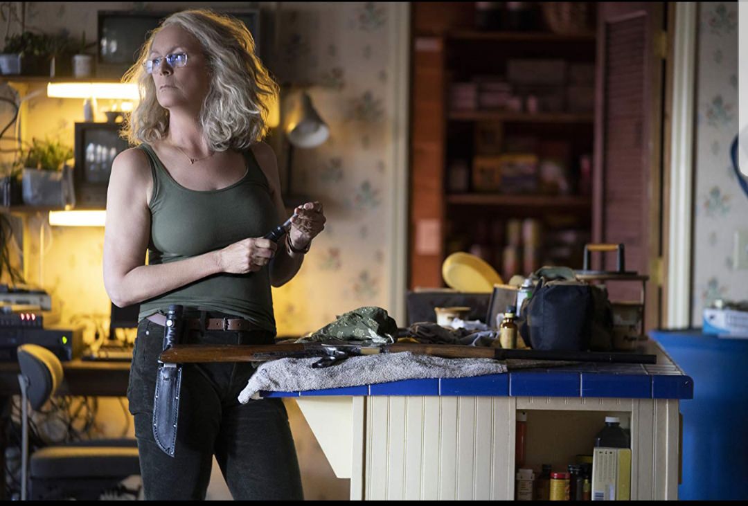Jamie Lee getting into Gilf territory in the new Halloween movie