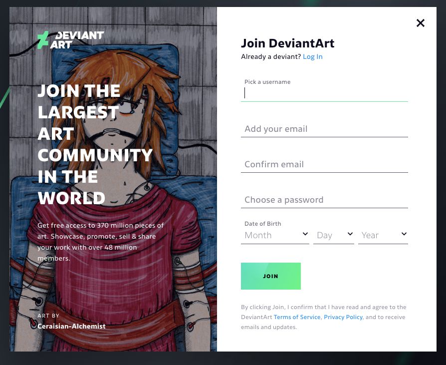 join deviantart | Scrolller