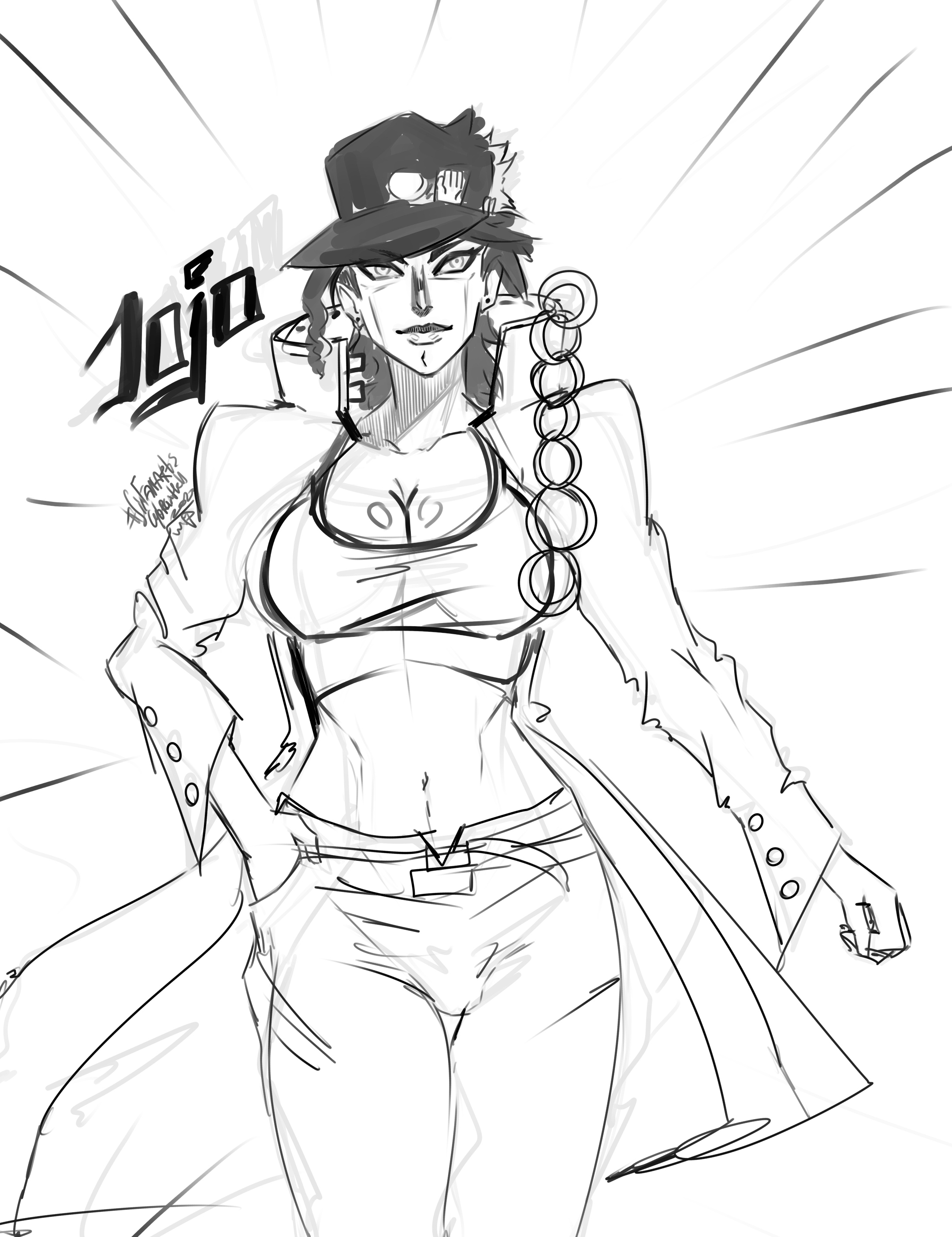 Jotaro wip Scrolller