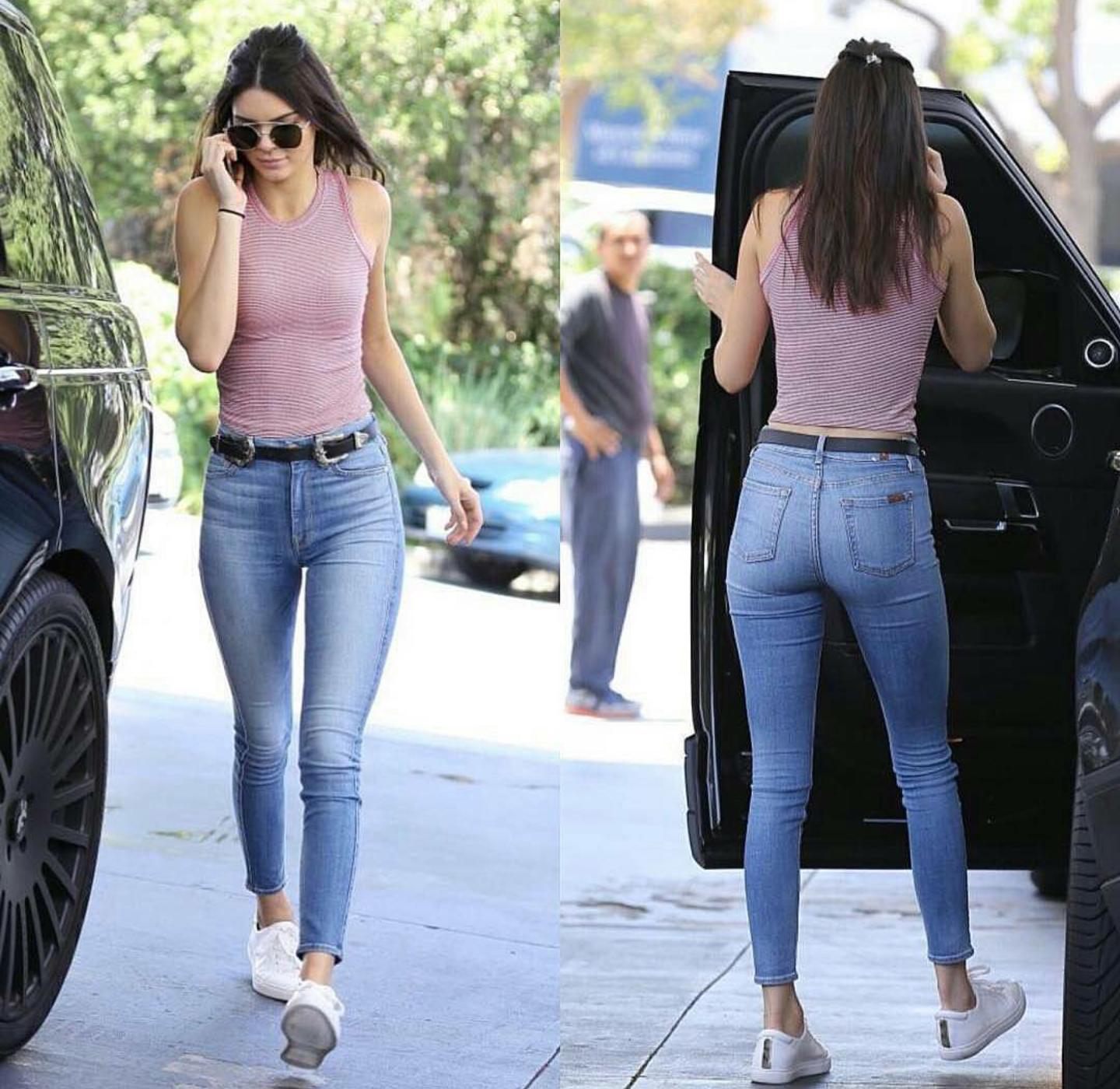 Kendall Jenner in jeans | Scrolller