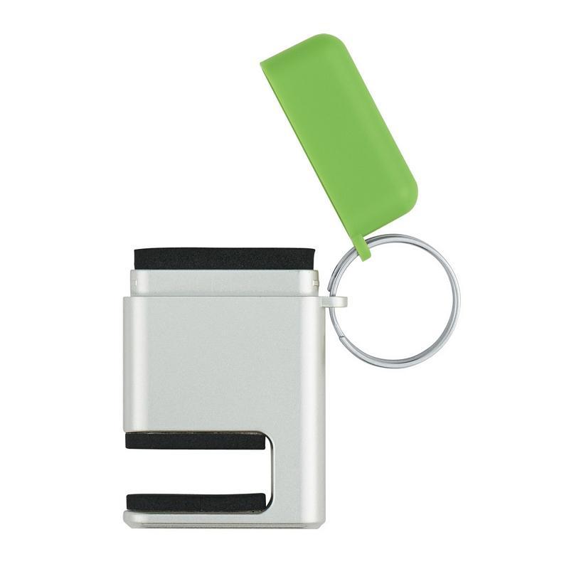 Keychain Phone Stand with Screen Cleaner | Scrolller