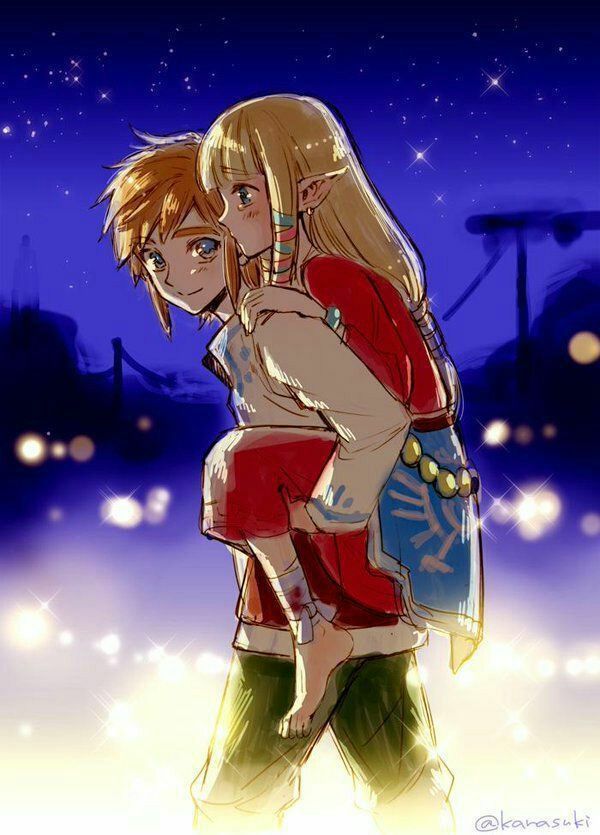 Cute Link Carrying Cute Zelda | Scrolller