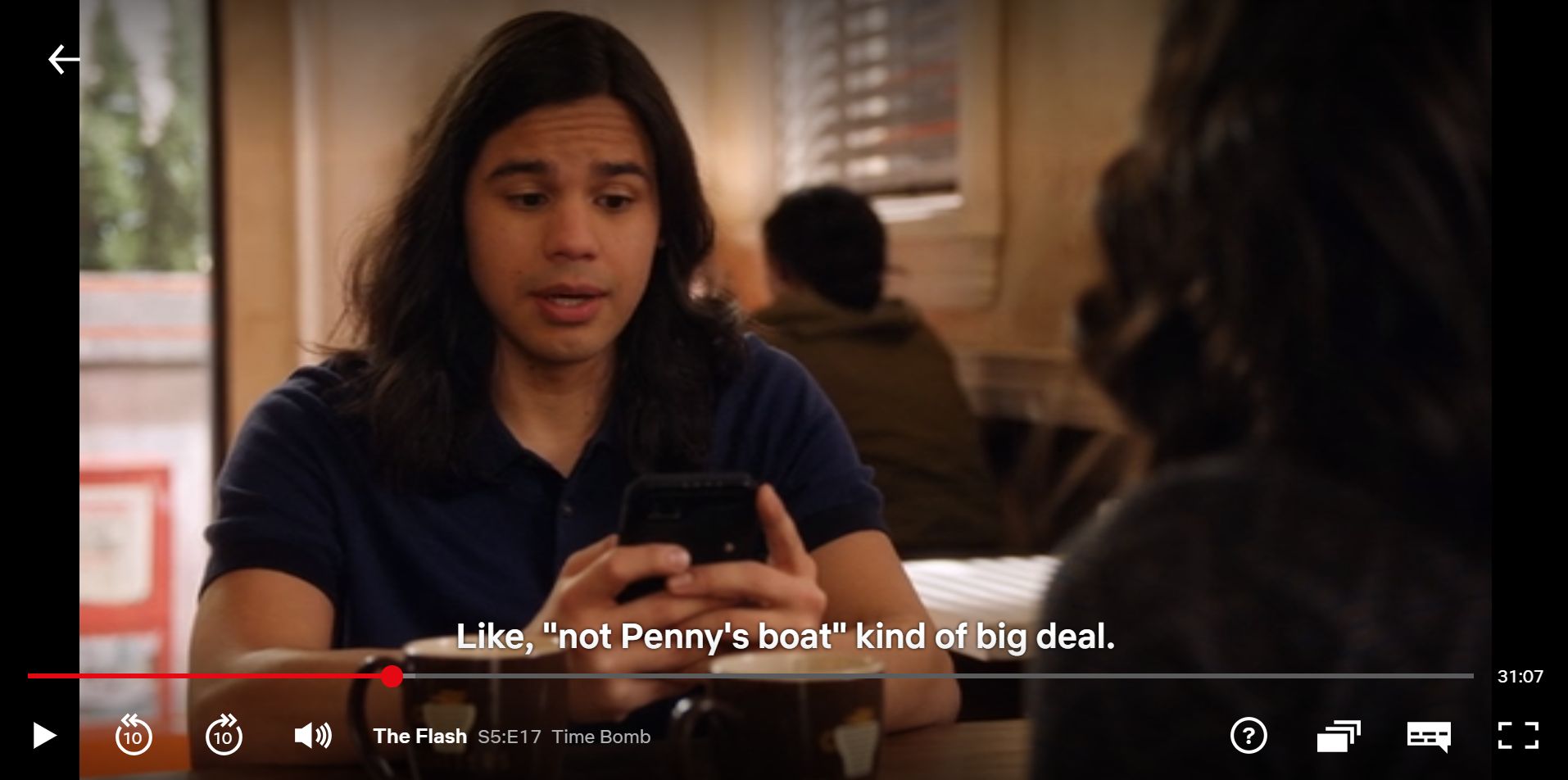 Lost Reference Lost reference on the latest Flash episode | Scrolller