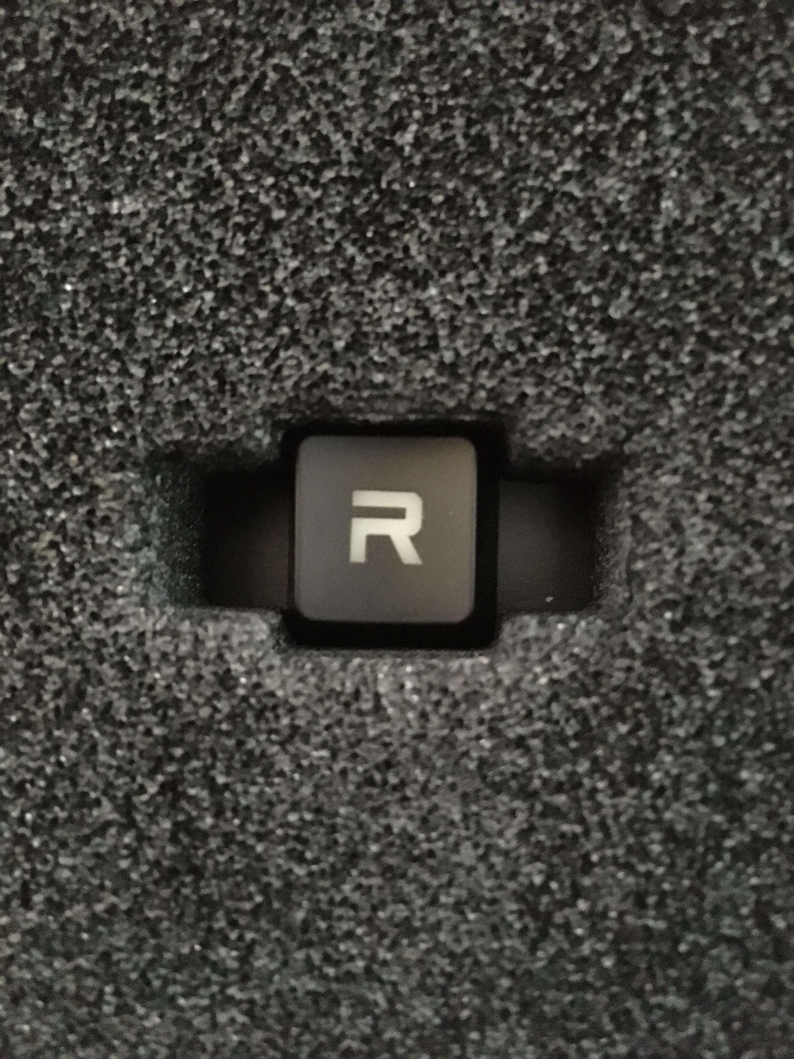 Loving the R key that comes with the reference boards. Nice touch, AMD ...