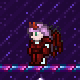 Made a Zero Two costume on a game called Terraria!