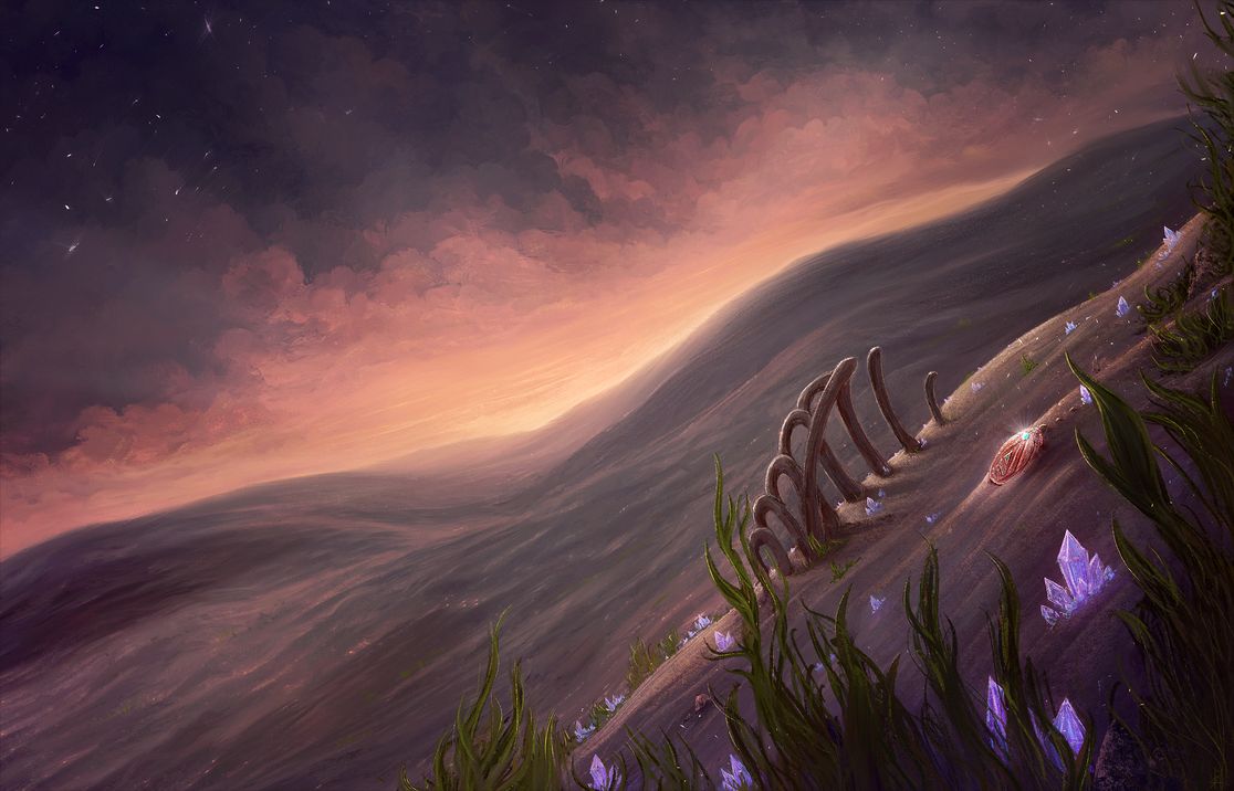 Magic Desert - Fantasy book cover art by Damian Handzlik | Scrolller