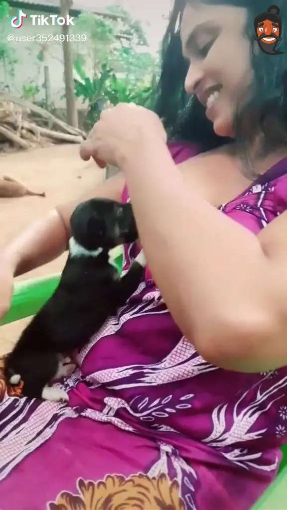 Mallu breastfeeding dog TikTok video (link in comment)