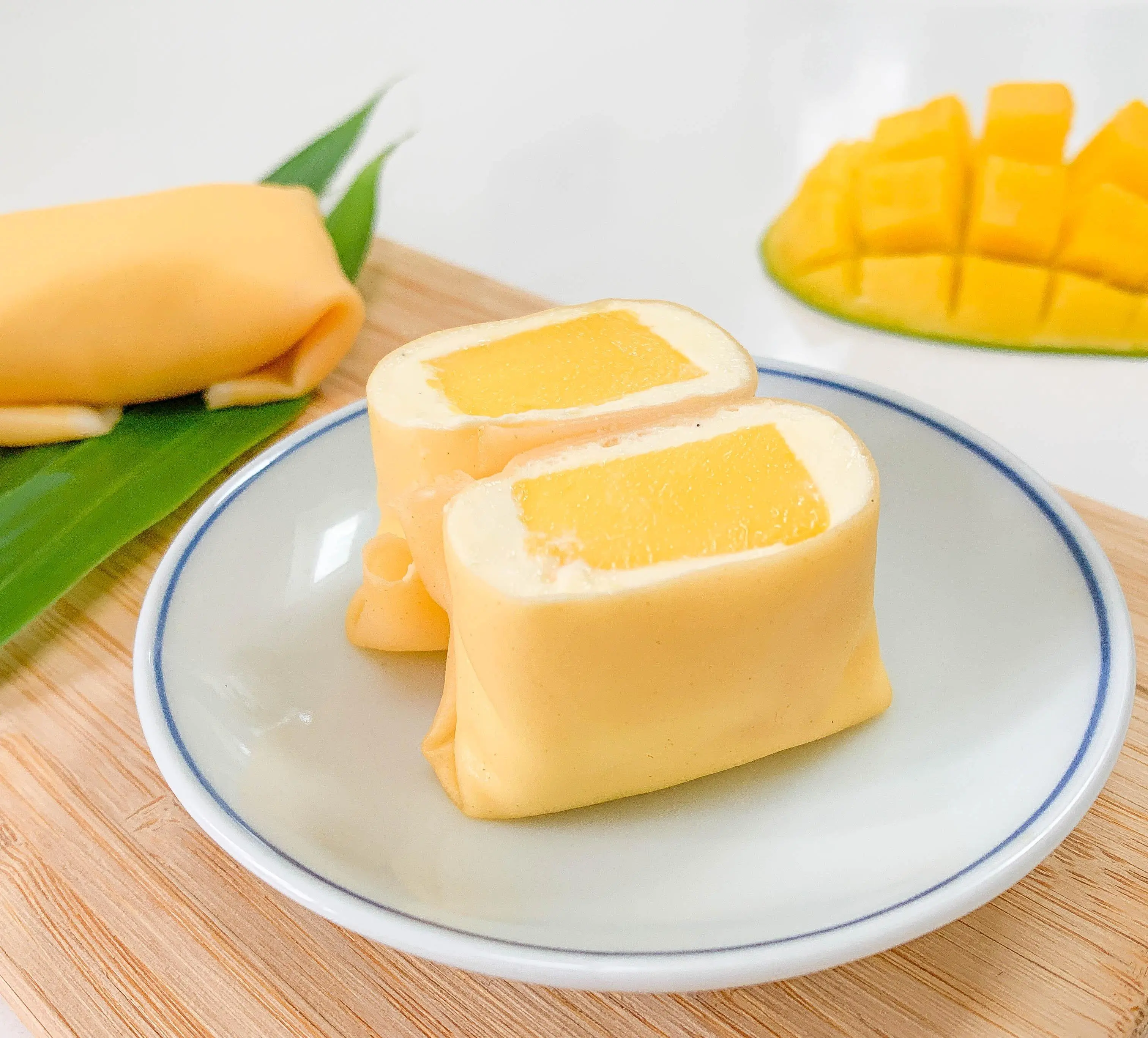 Mango Pancakes (fresh mango + fluffy cream wrapped in a soft crepe) £0. ...