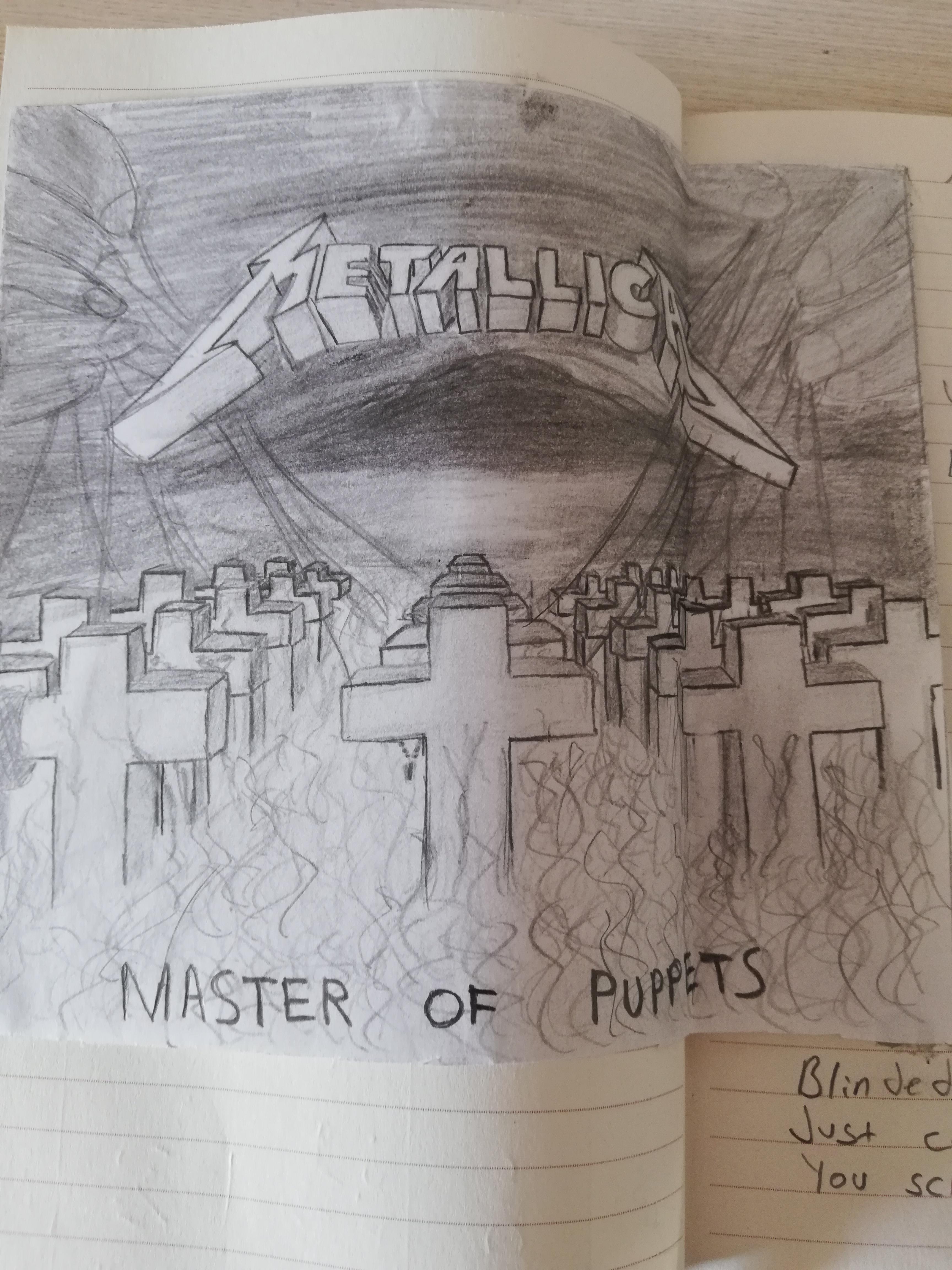 Master Of Puppets drawing Scrolller