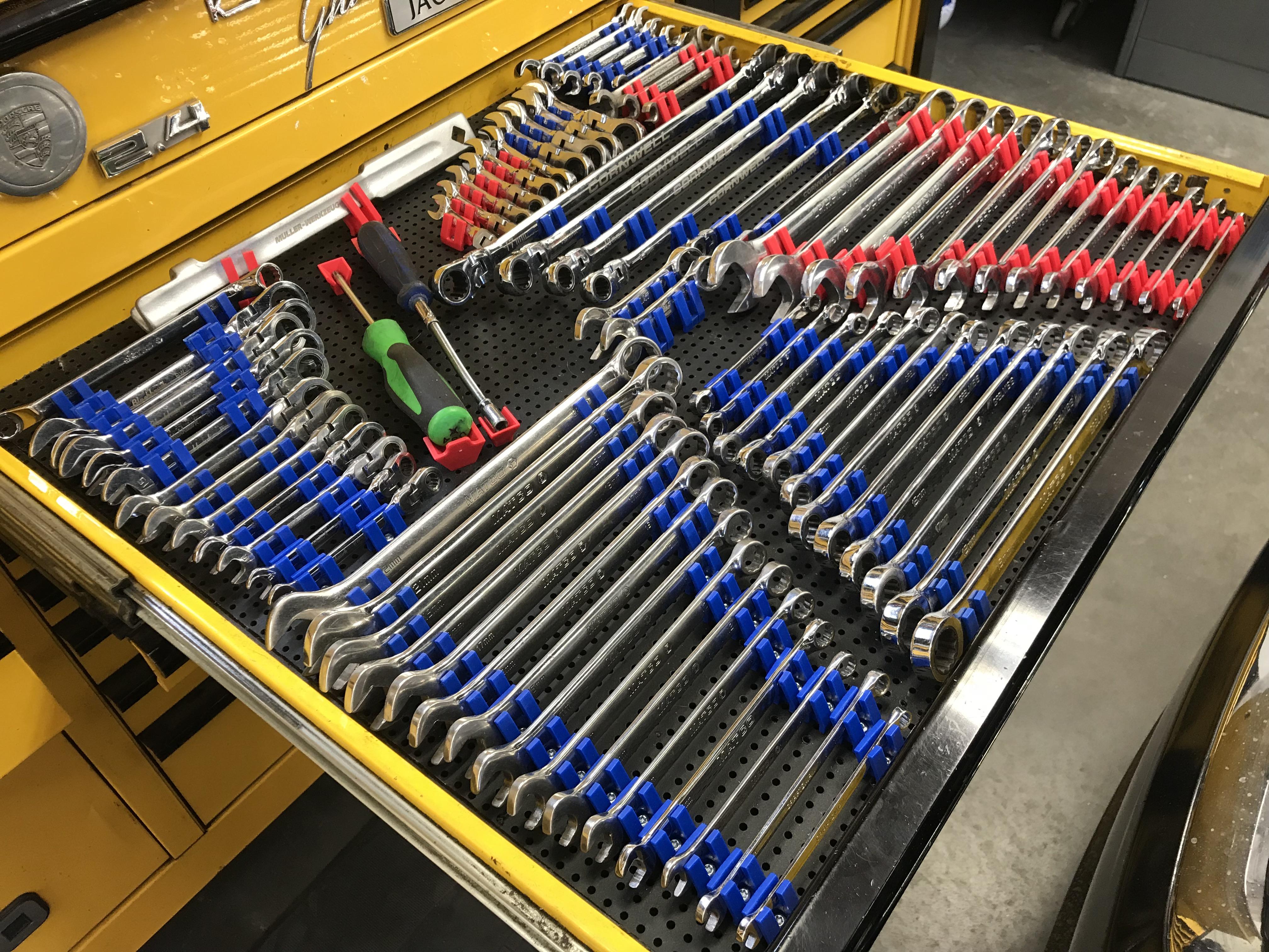 Matco Single Drawer Riser Matco Grid wrench drawer. 2nd and last. | Scrolller