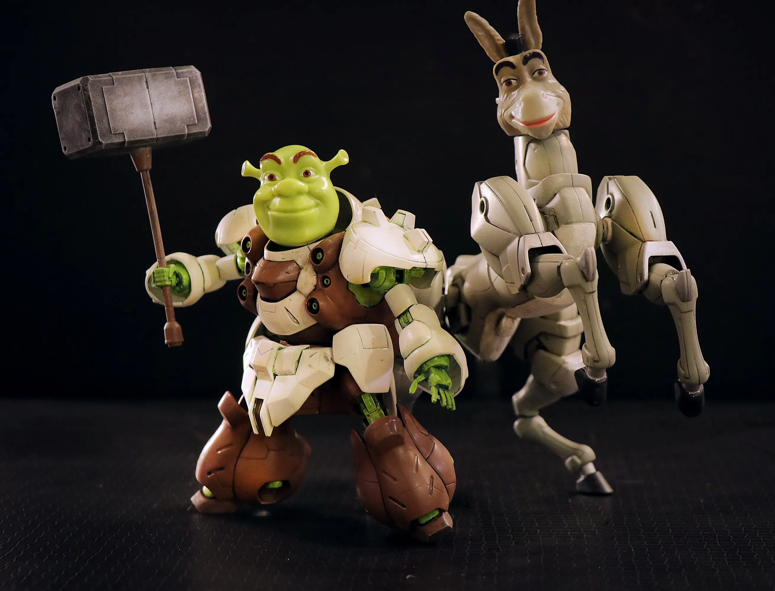 Mech Shrek and Donkey, on another whirlwind adventure! | Scrolller