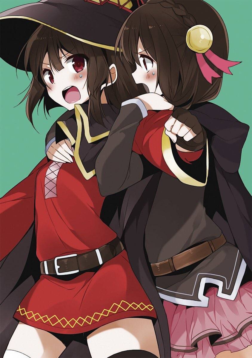Megumin and Yunyun fighting | Scrolller