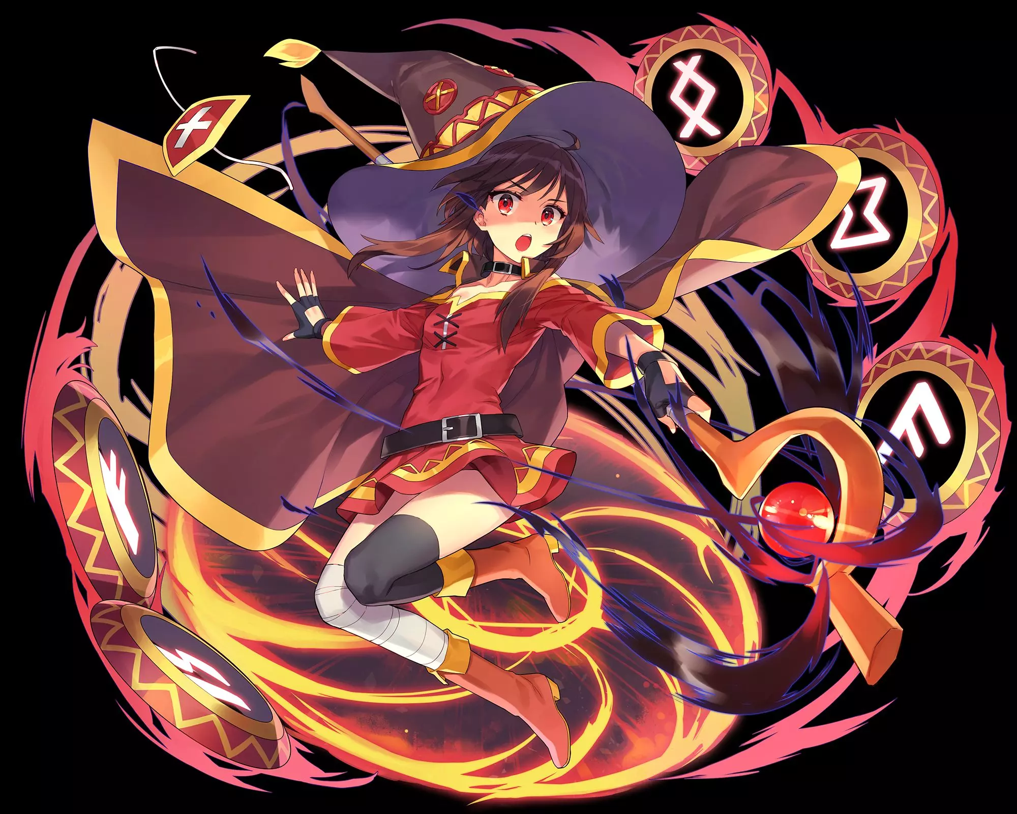 Megumin casting explosion | Scrolller