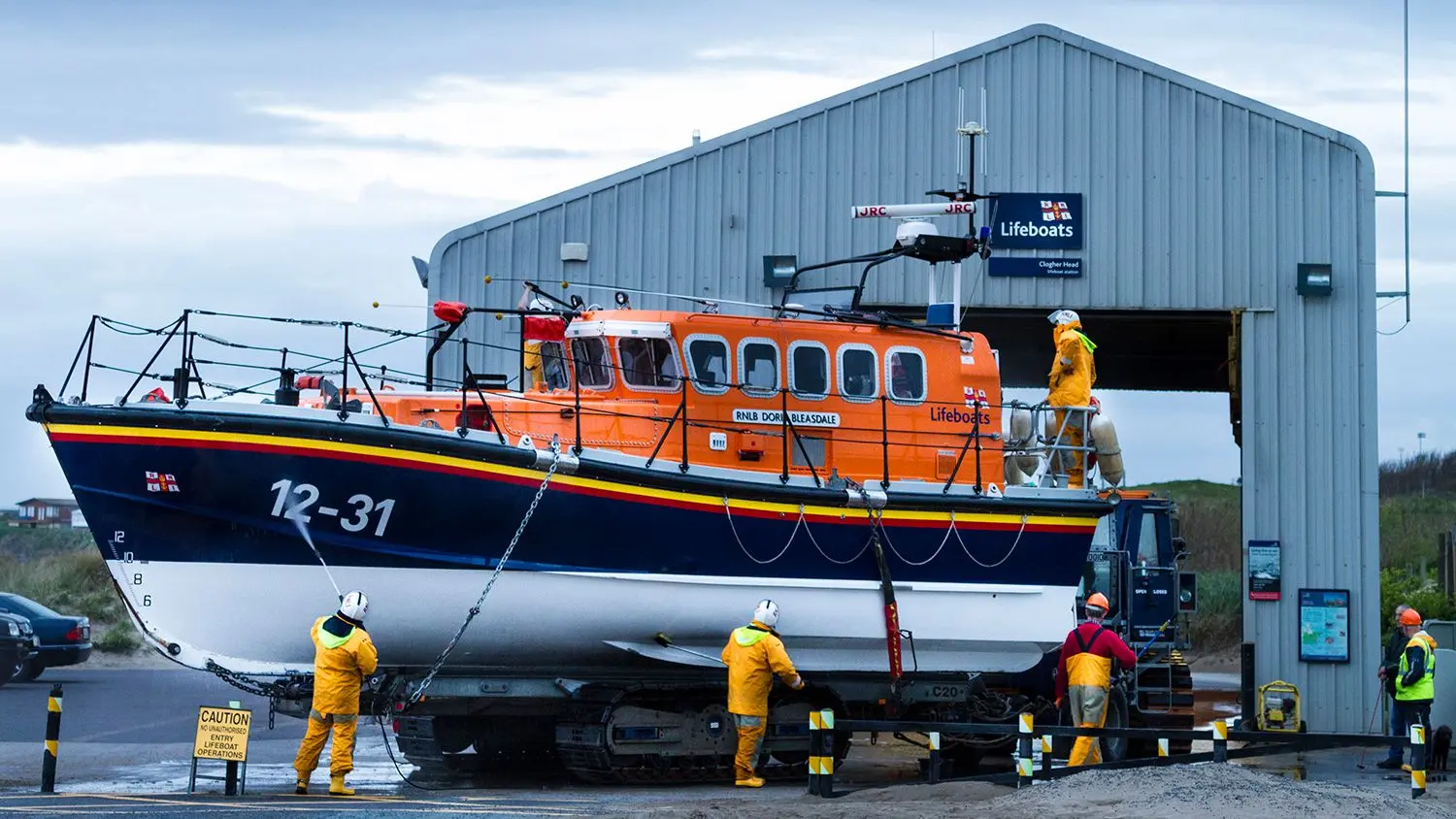 Mersey-class all-weather lifeboat, Clogher Head Lifeboat Station ...