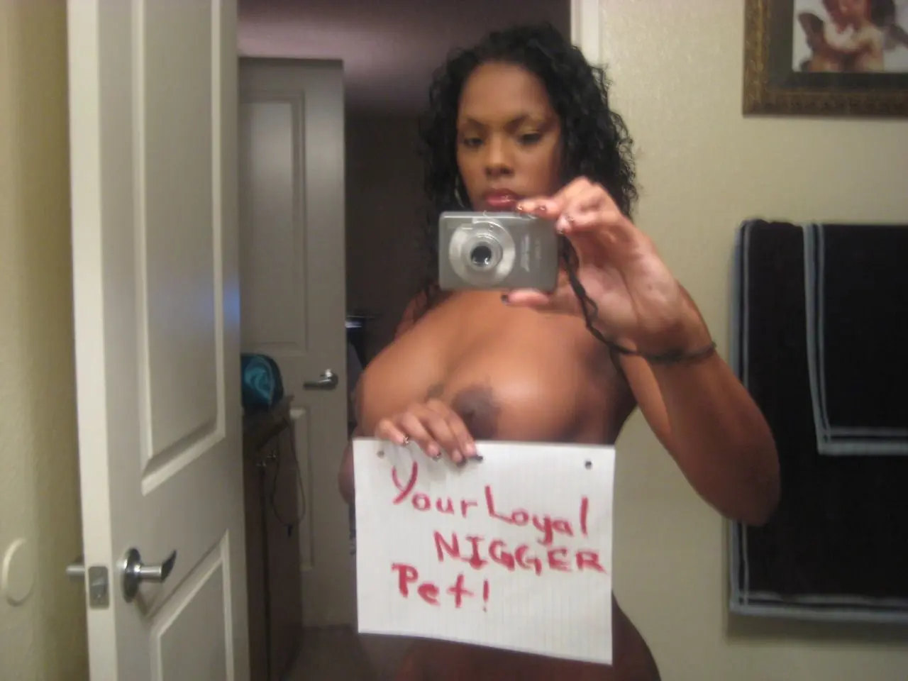 Mixed raceplay body writing and signs featuring Black and white women from JesusRaves