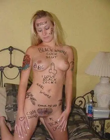 Mixed raceplay body writing and signs featuring Black and white women from JesusRaves